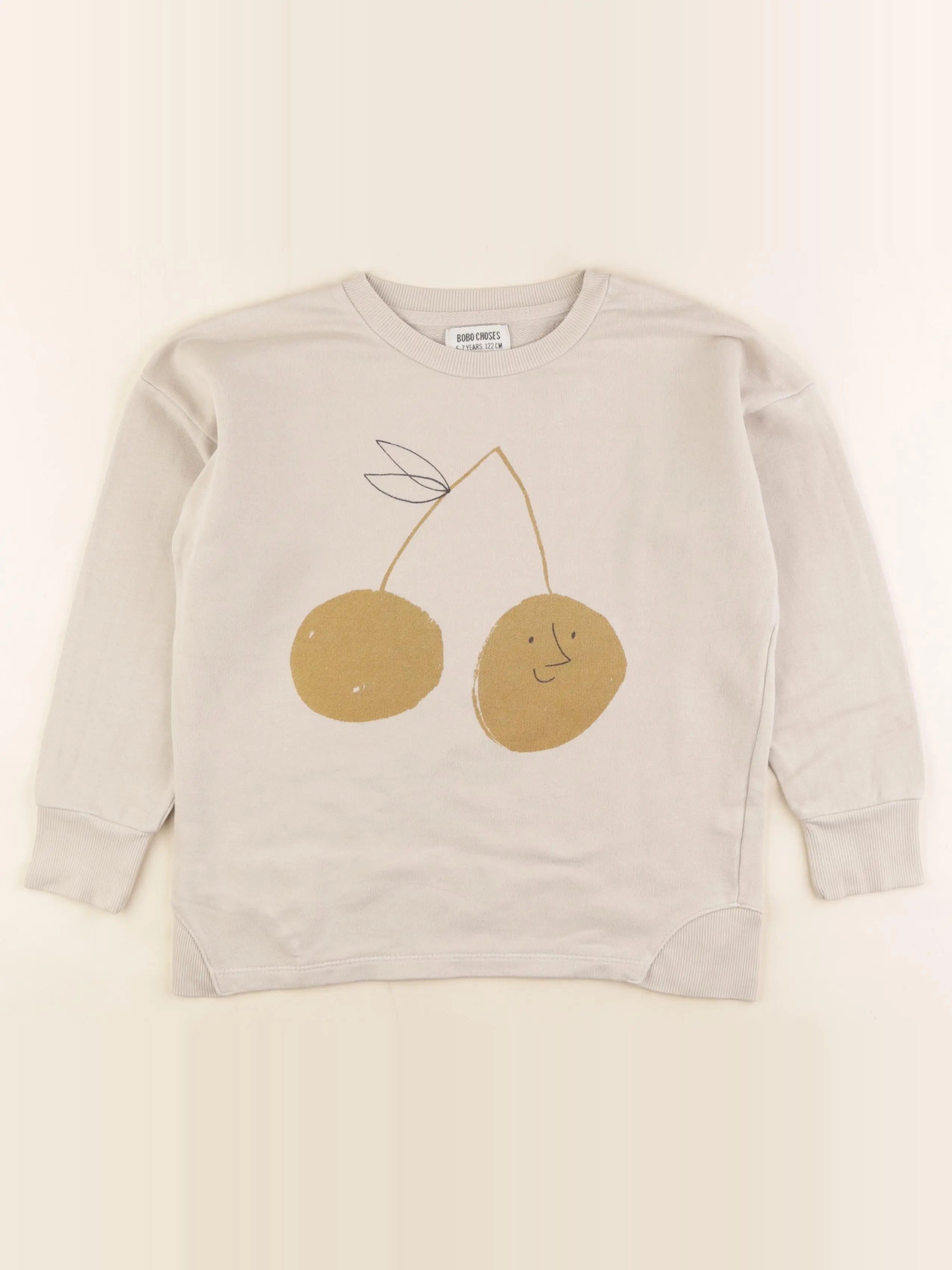 Bobo Choses - sweat beige - 6/7 ans