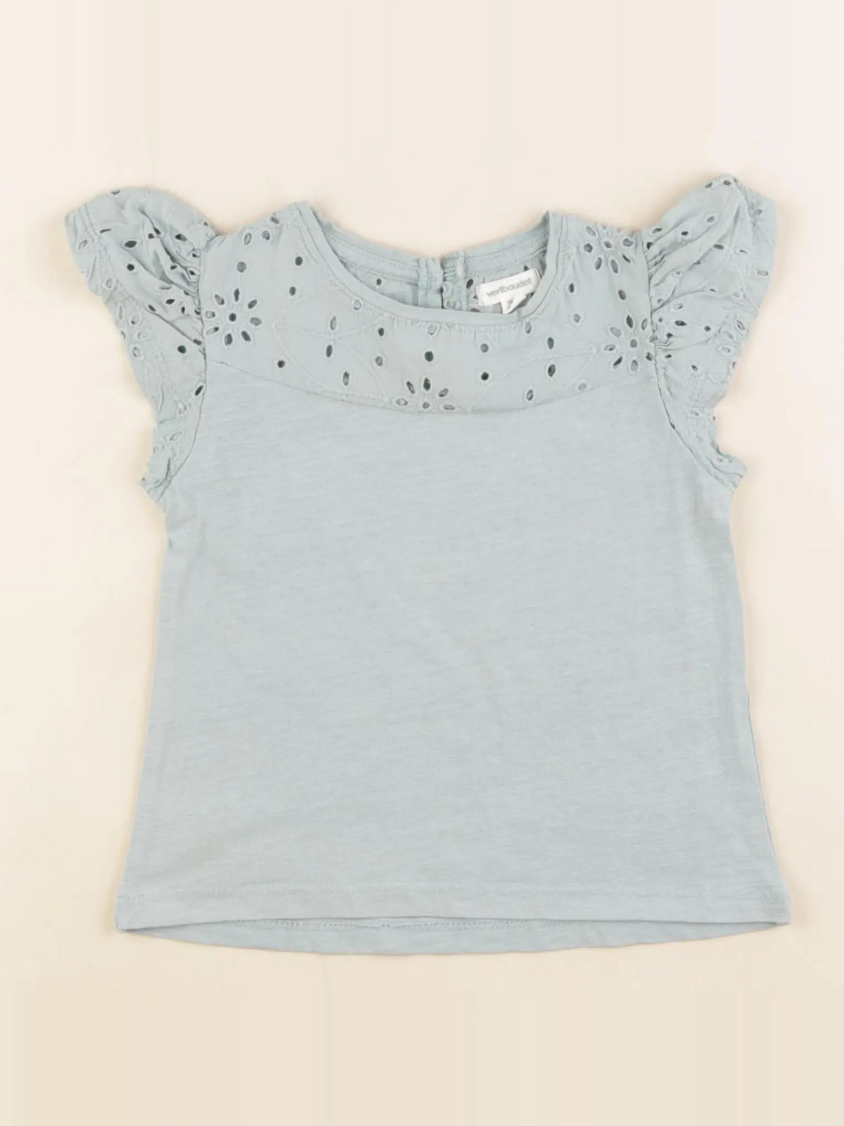 Vertbaudet - tee-shirt bleu - 2 ans
