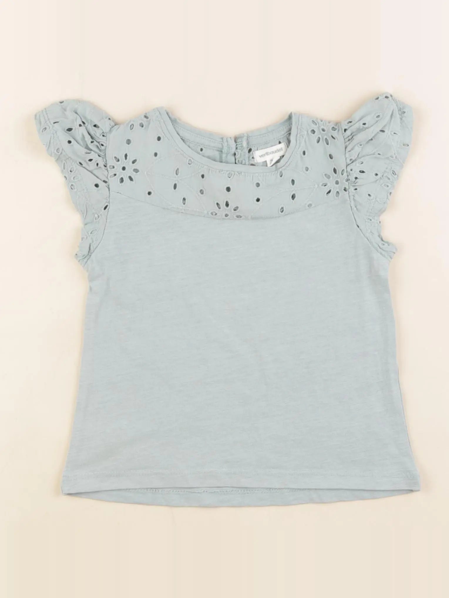 Vertbaudet - tee-shirt bleu - 2 ans