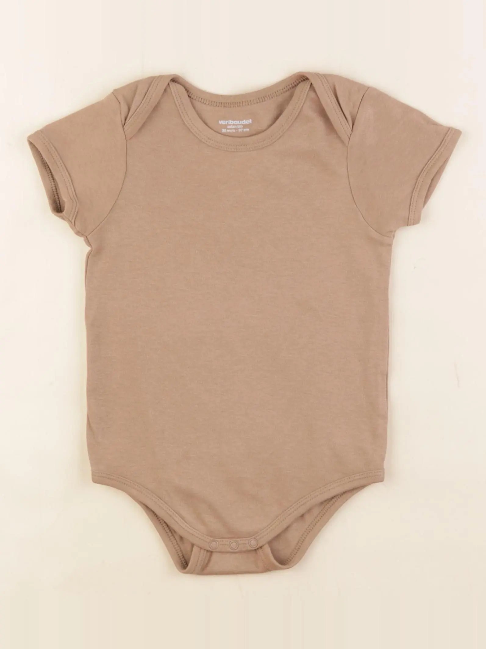 Vertbaudet - body marron - 3 ans