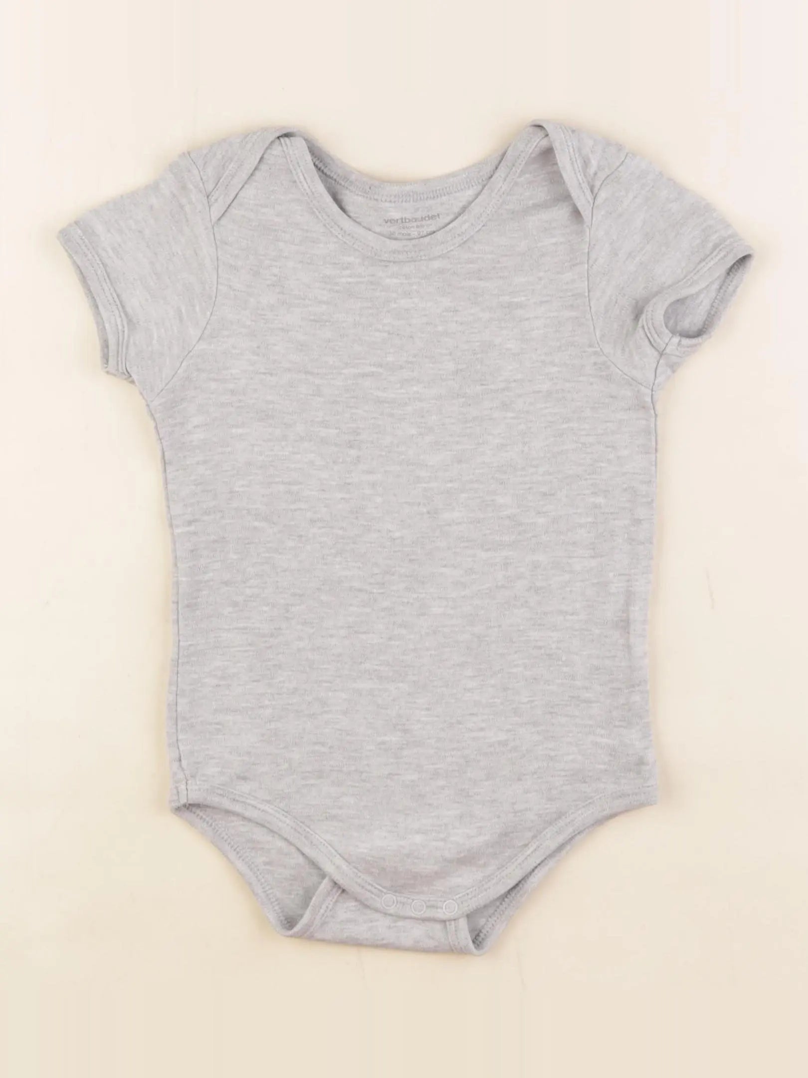 Vertbaudet - body gris - 3 ans