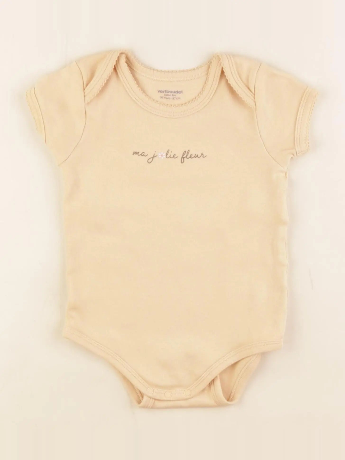 Vertbaudet - body orange - 36 mois