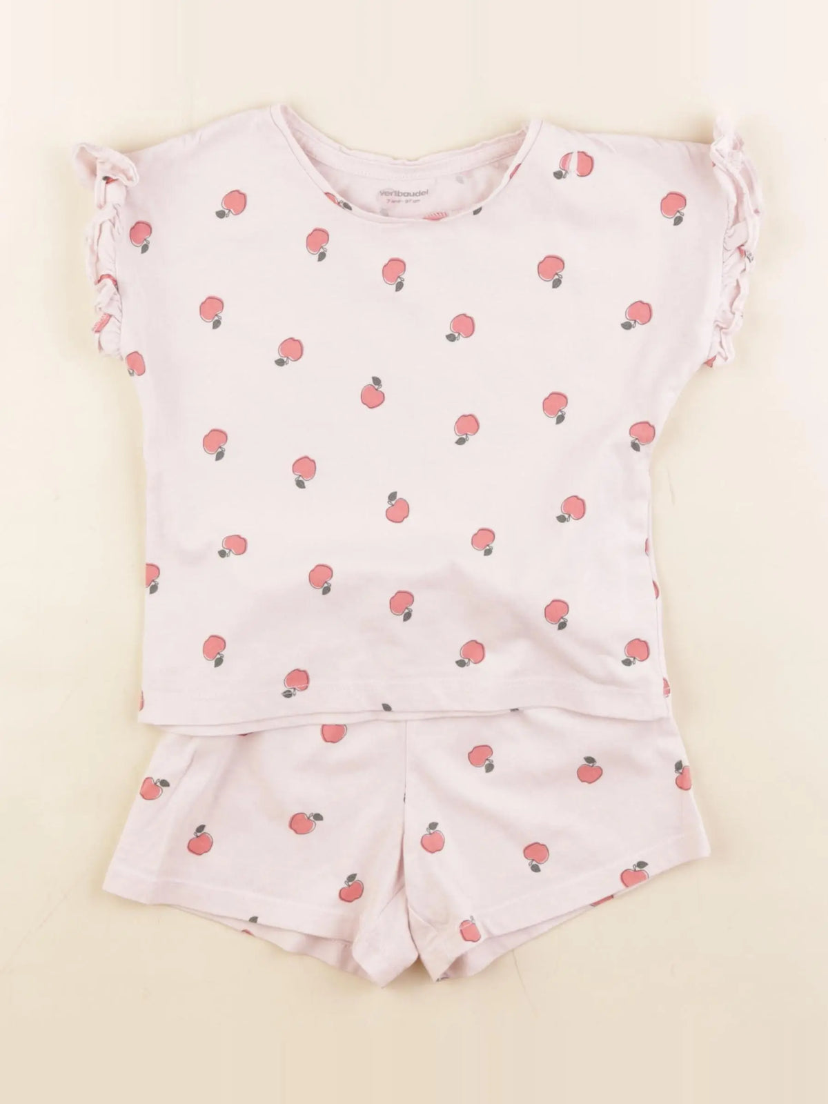 Vertbaudet - pyjama coton rose - 3 ans