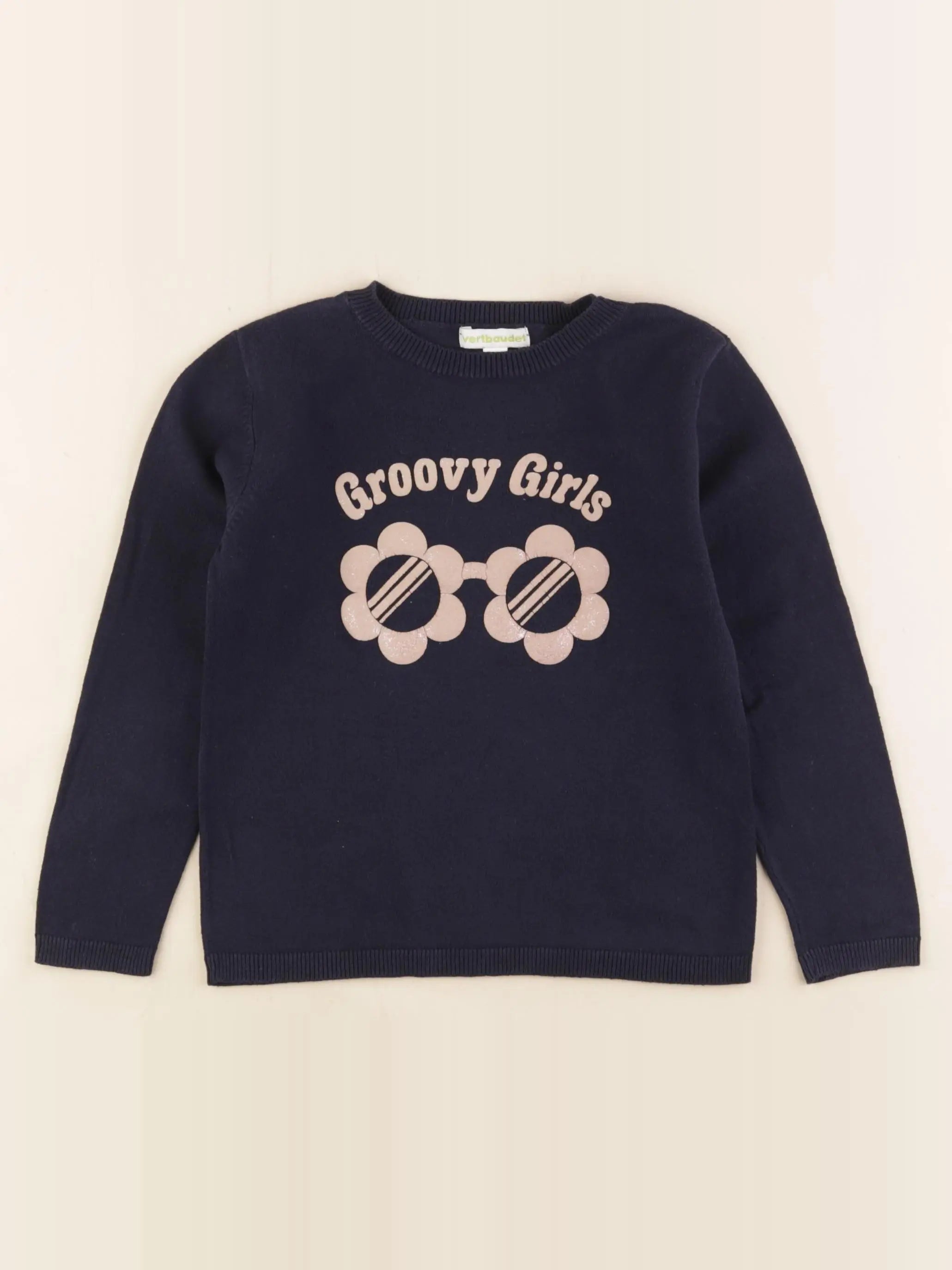 Vertbaudet - pull bleu - 5 ans