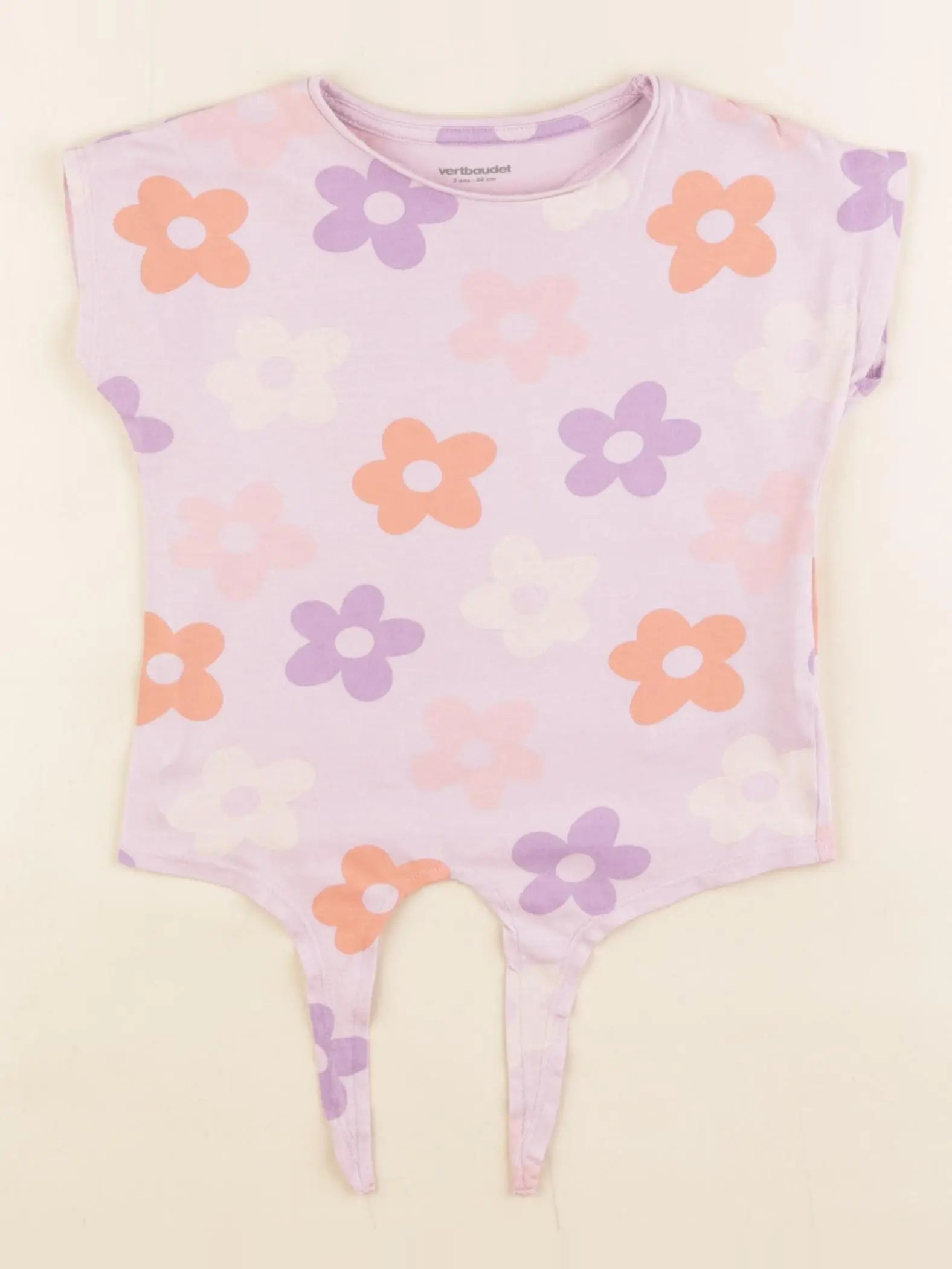 Vertbaudet - tee-shirt multicolore - 2 ans