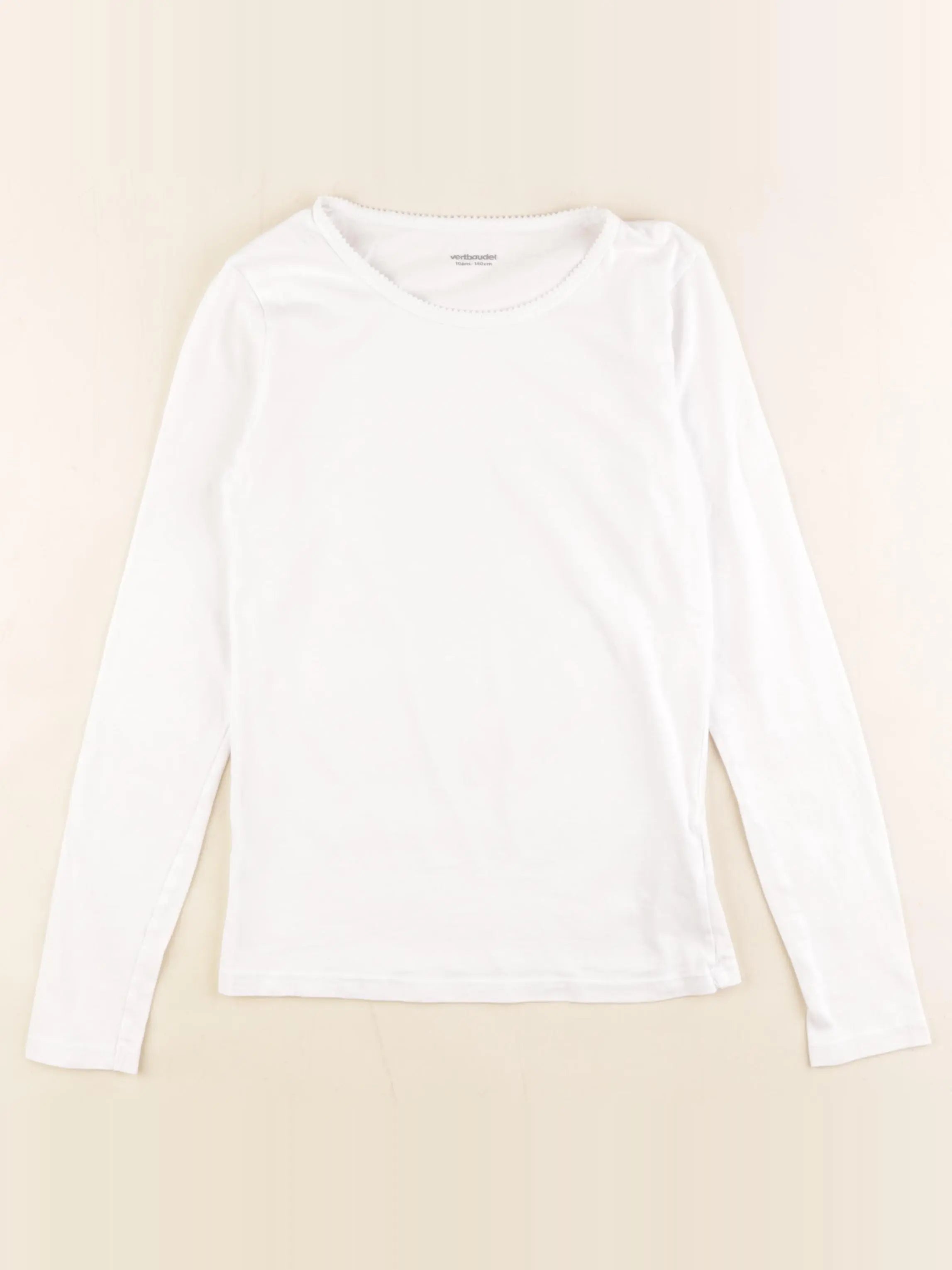 Vertbaudet - maillot de corps blanc - 10 ans