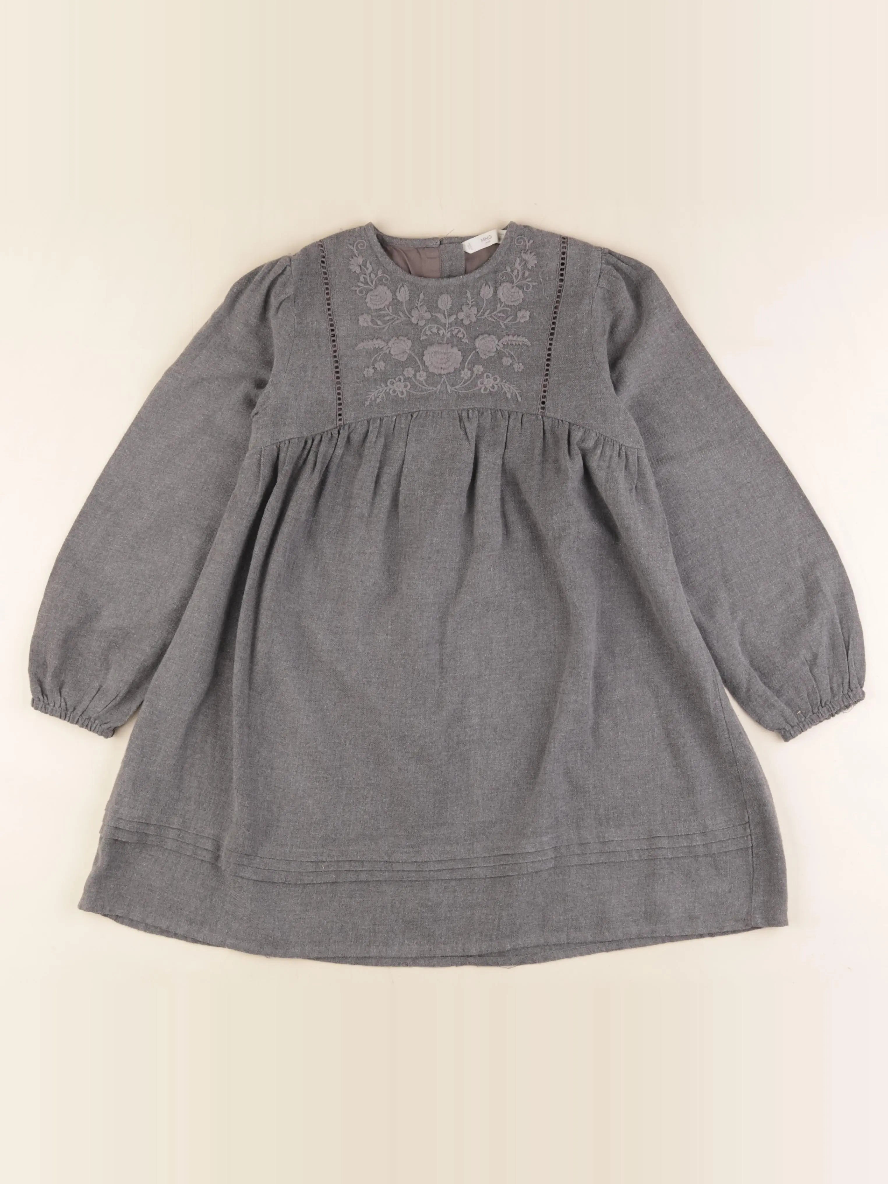 Mango - robe gris - 8 ans