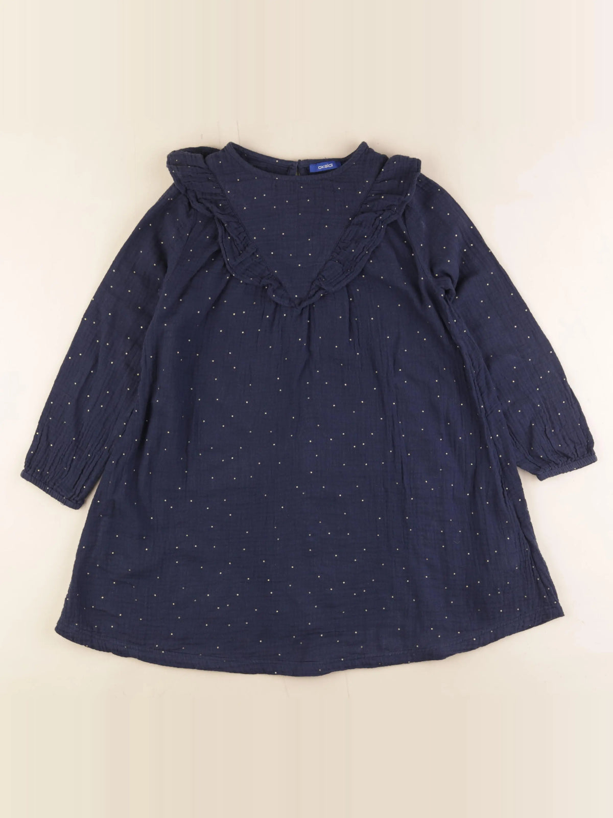 Okaidi - robe bleu - 8 ans