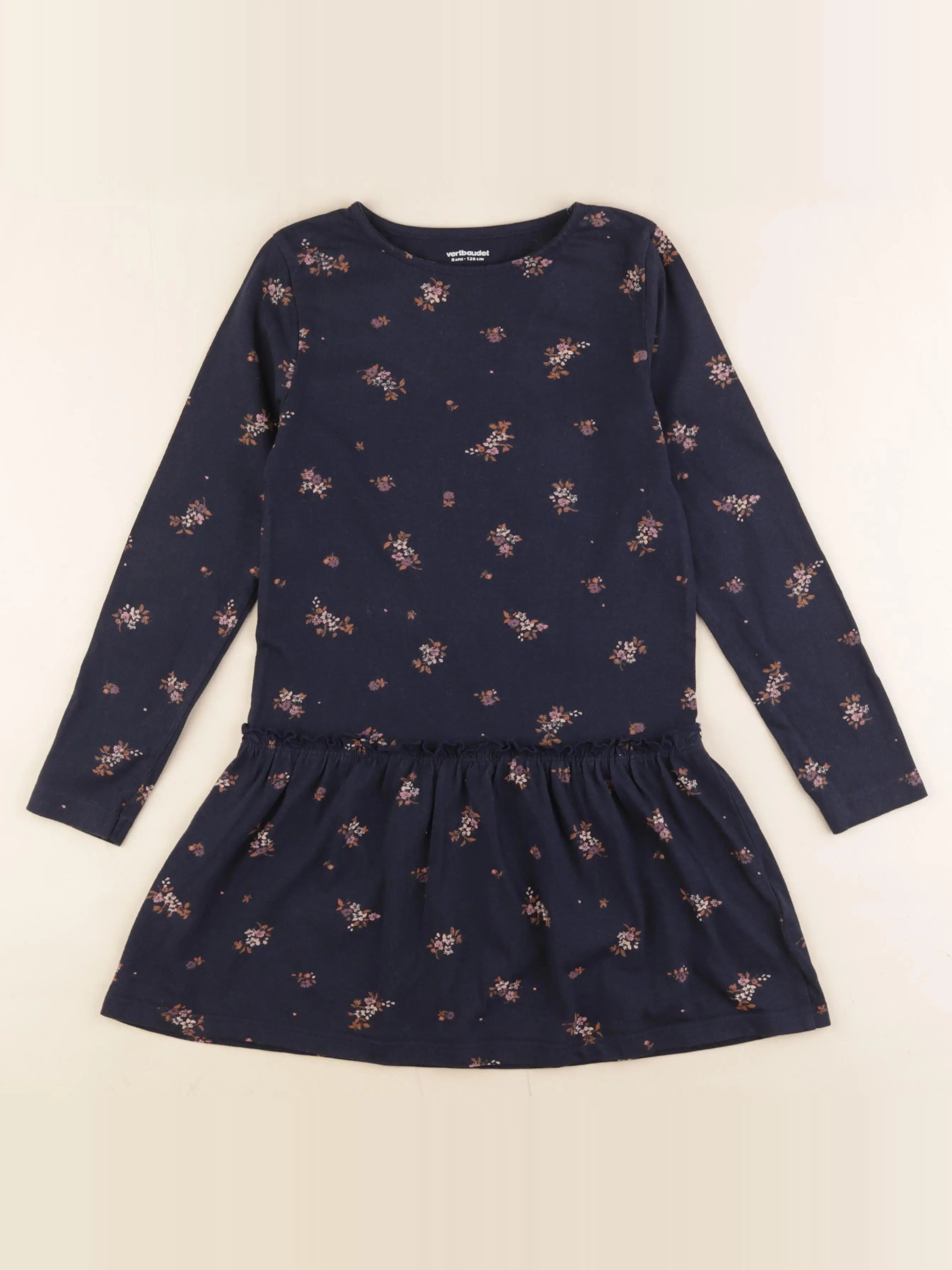 Vertbaudet - robe bleu - 8 ans