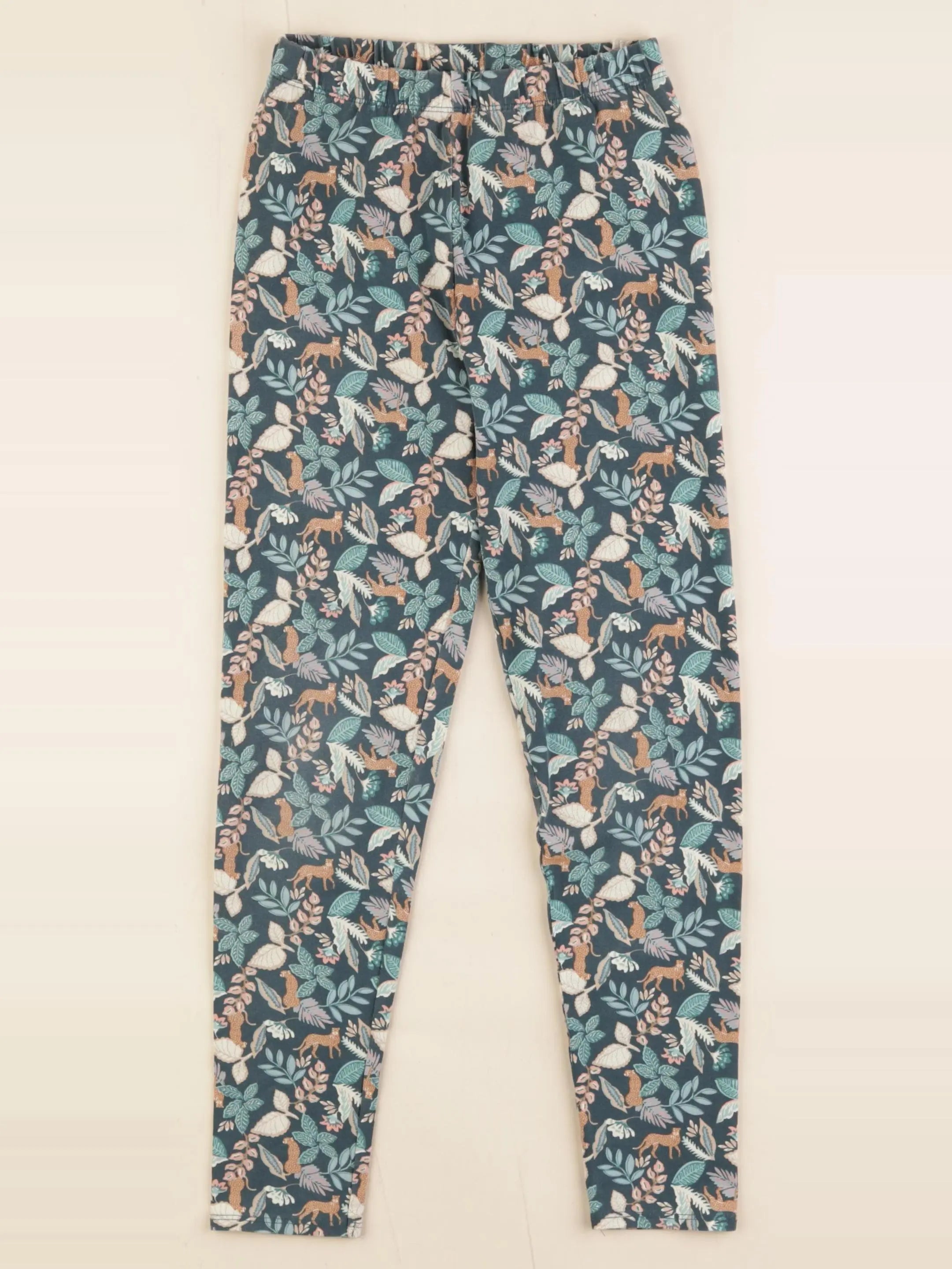 Vertbaudet - legging vert - 8 ans