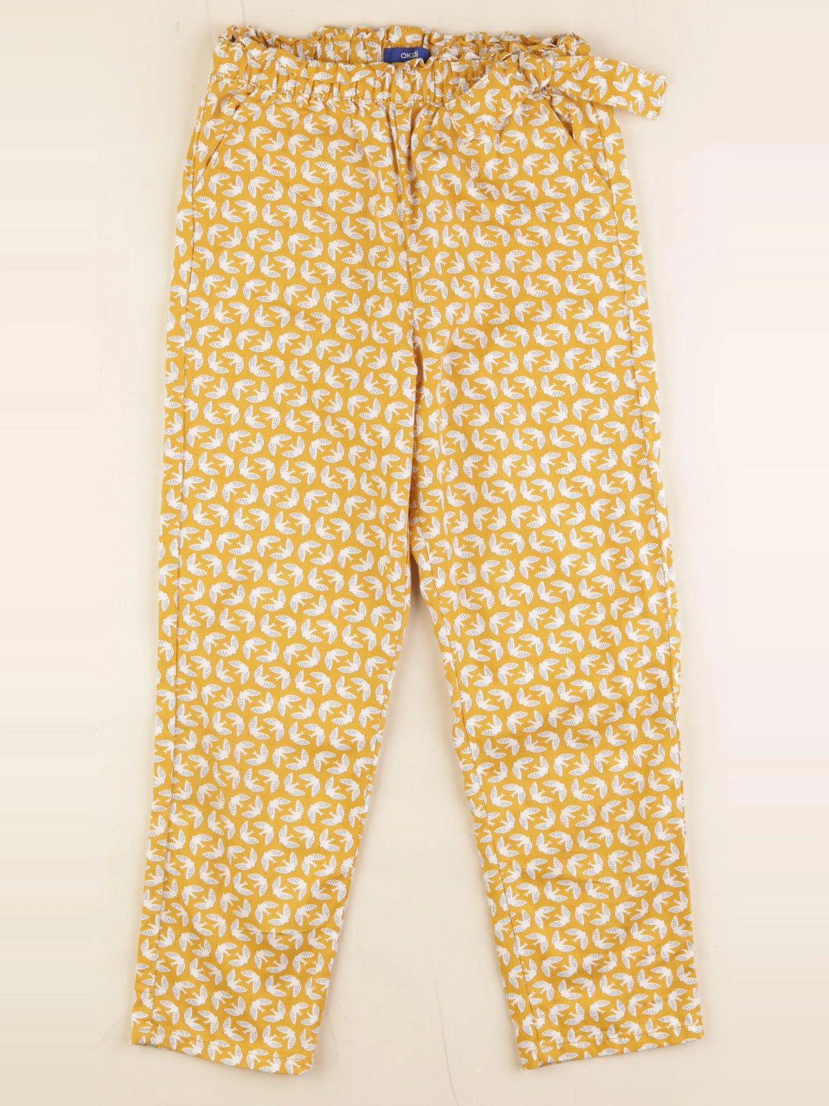 Okaidi - pantalon jaune - 8 ans