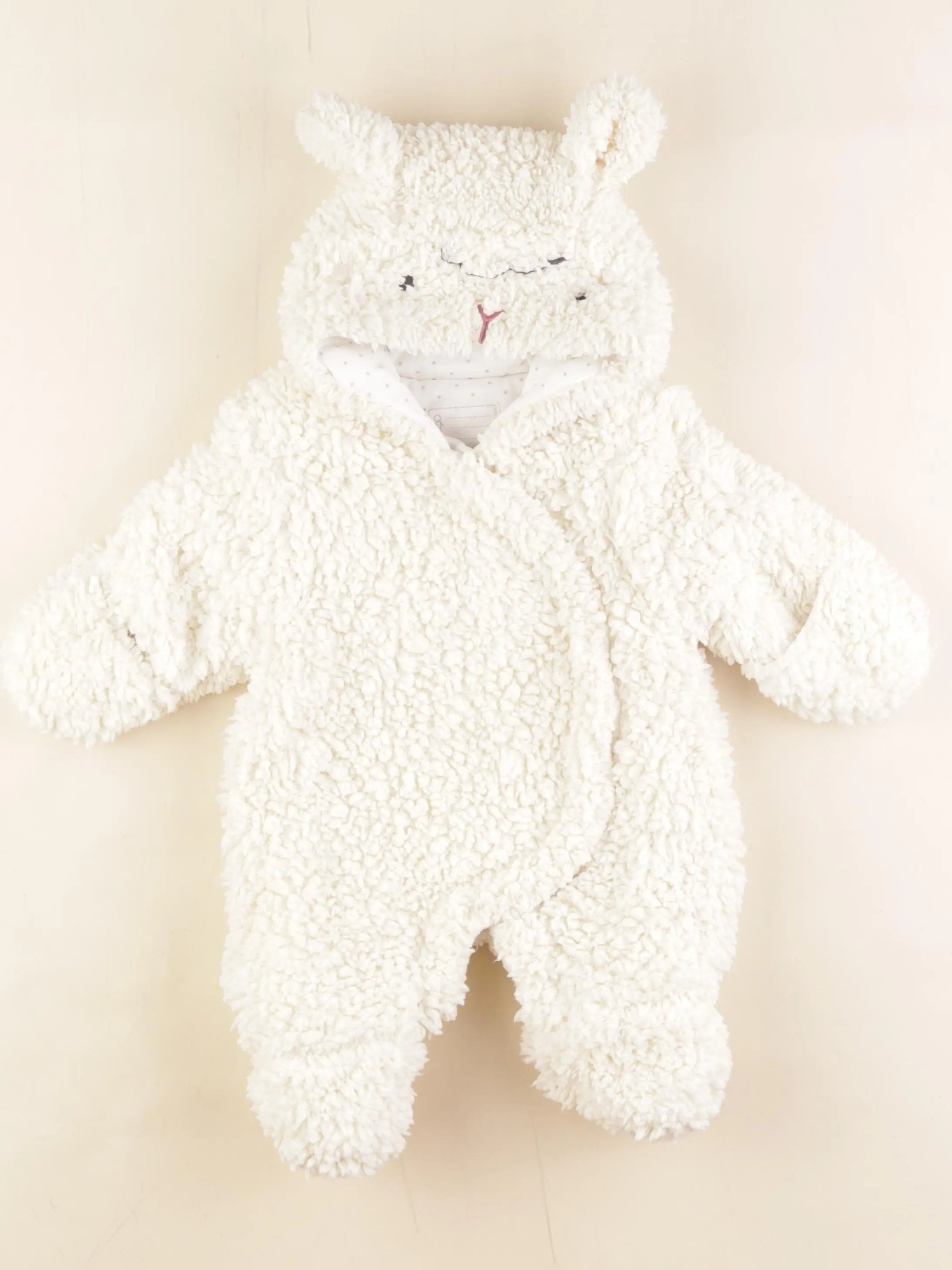 Vertbaudet - combi-pilote blanc - 1 mois