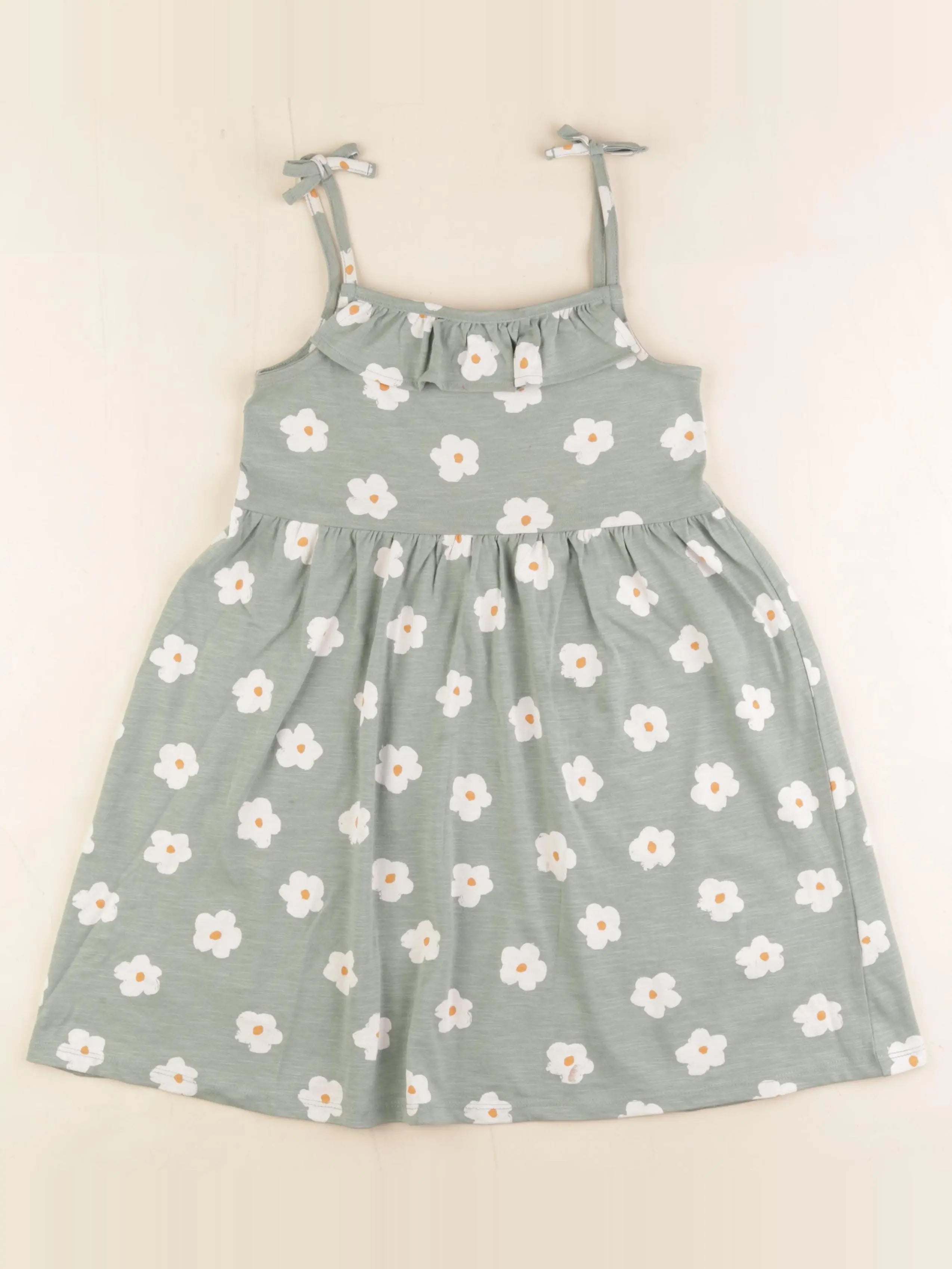 Vertbaudet - robe vert - 8 ans