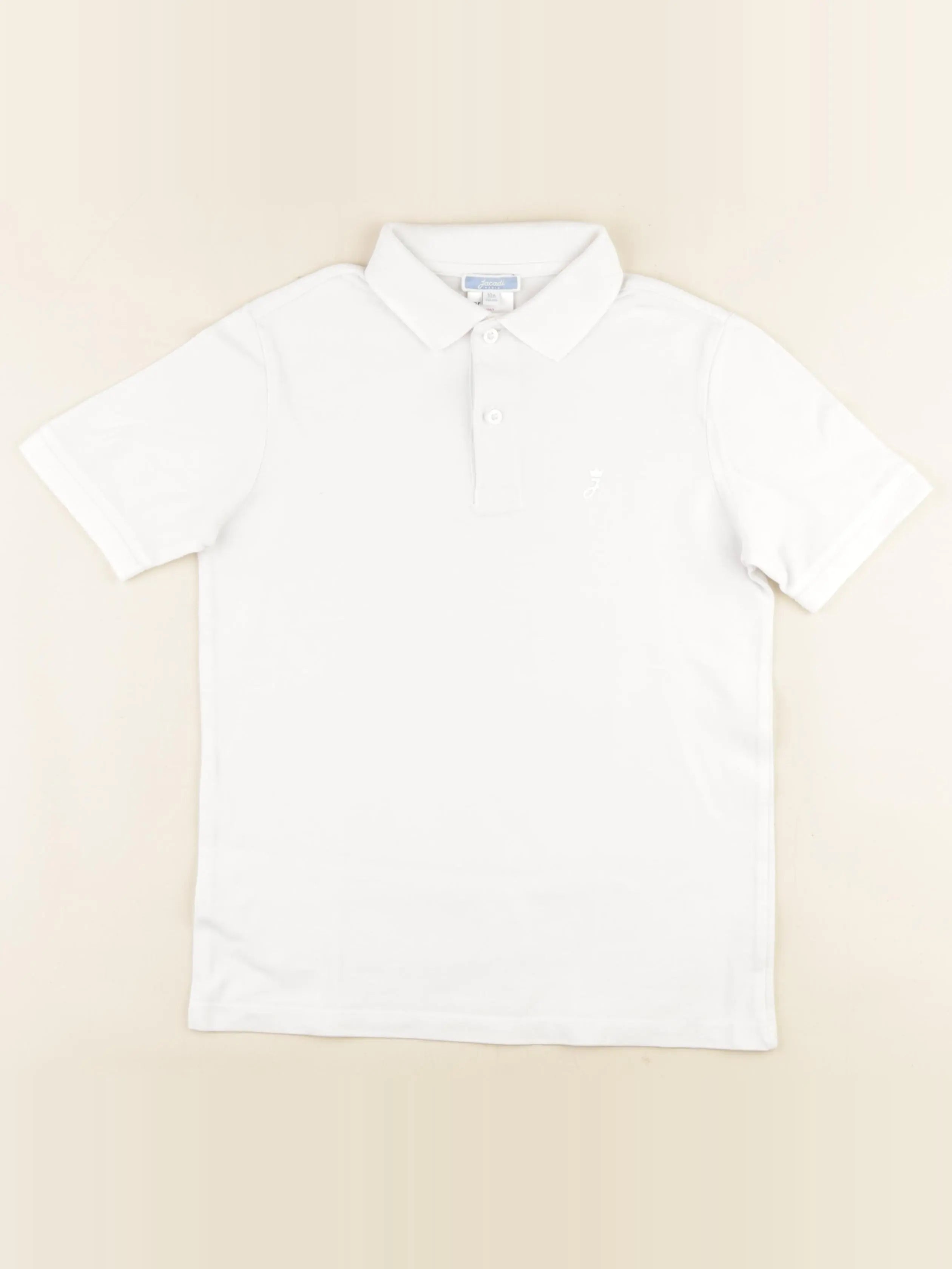 Jacadi - polo blanc - 10 ans