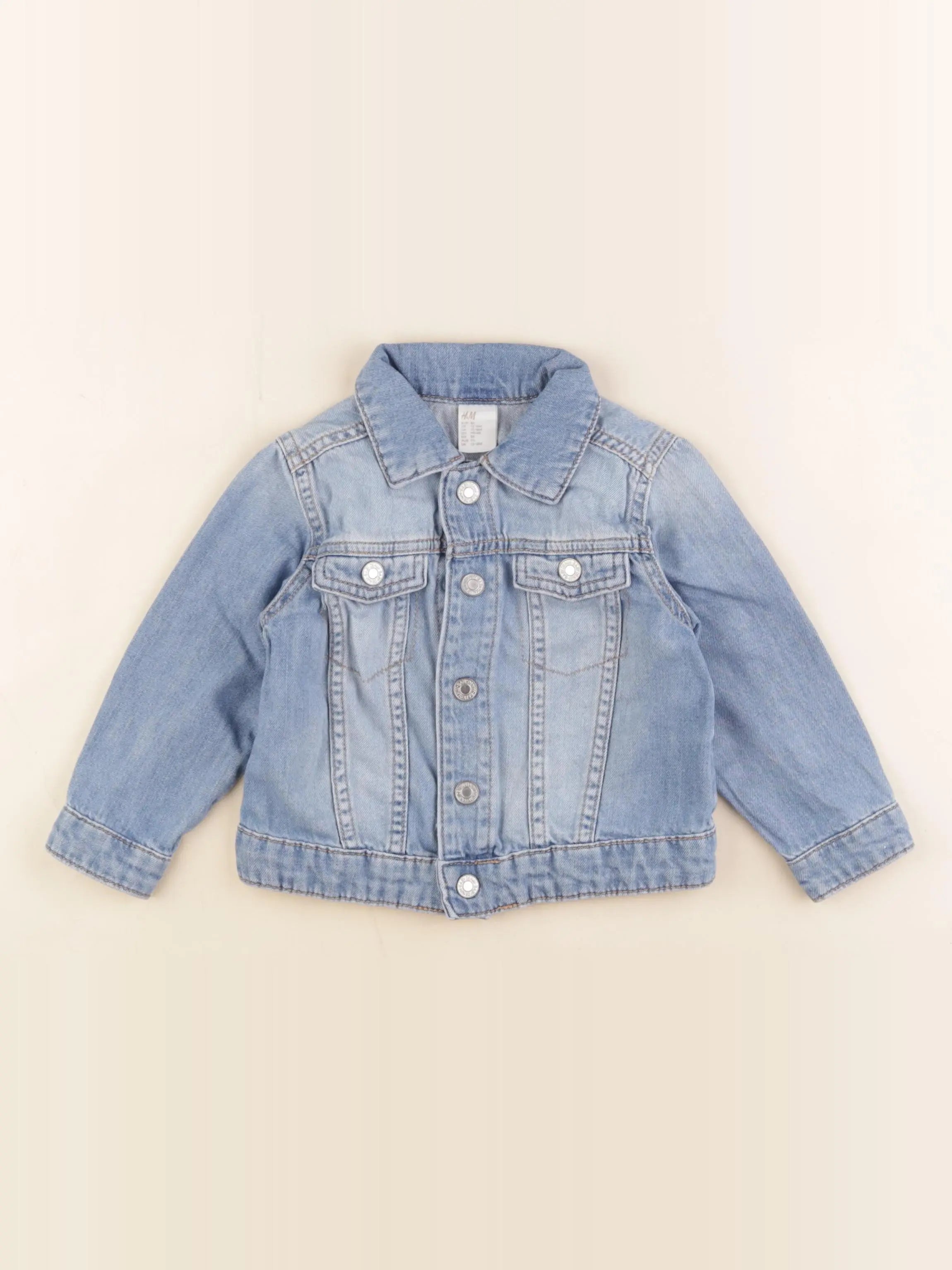 H&M - veste bleu - 18/24 mois