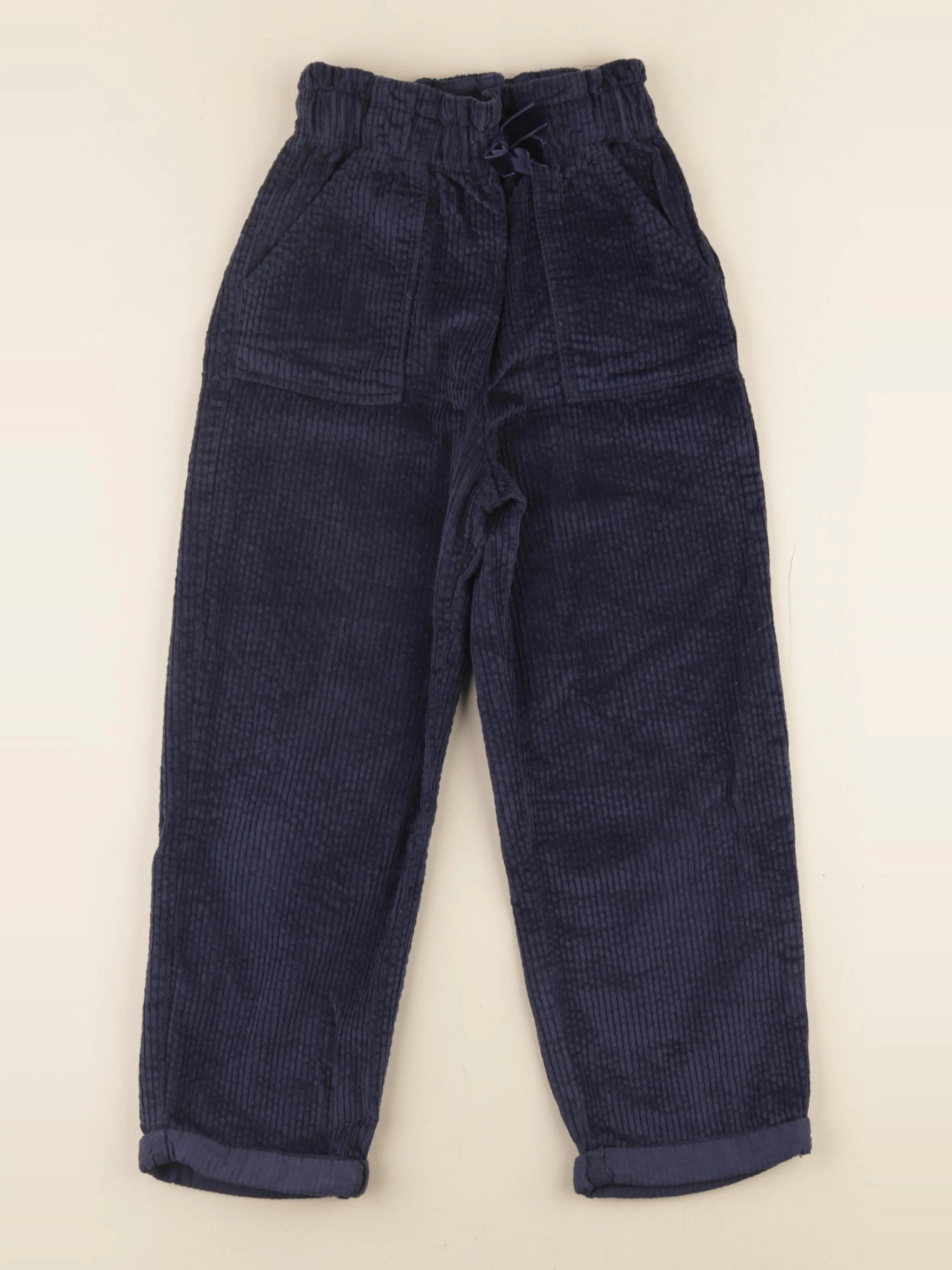 Vertbaudet - pantalon bleu - 8 ans