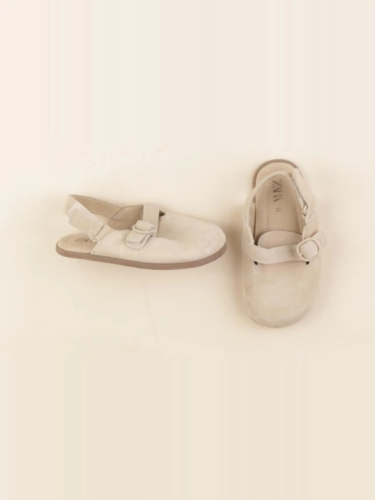 Zara - sandales beige - pointure 22