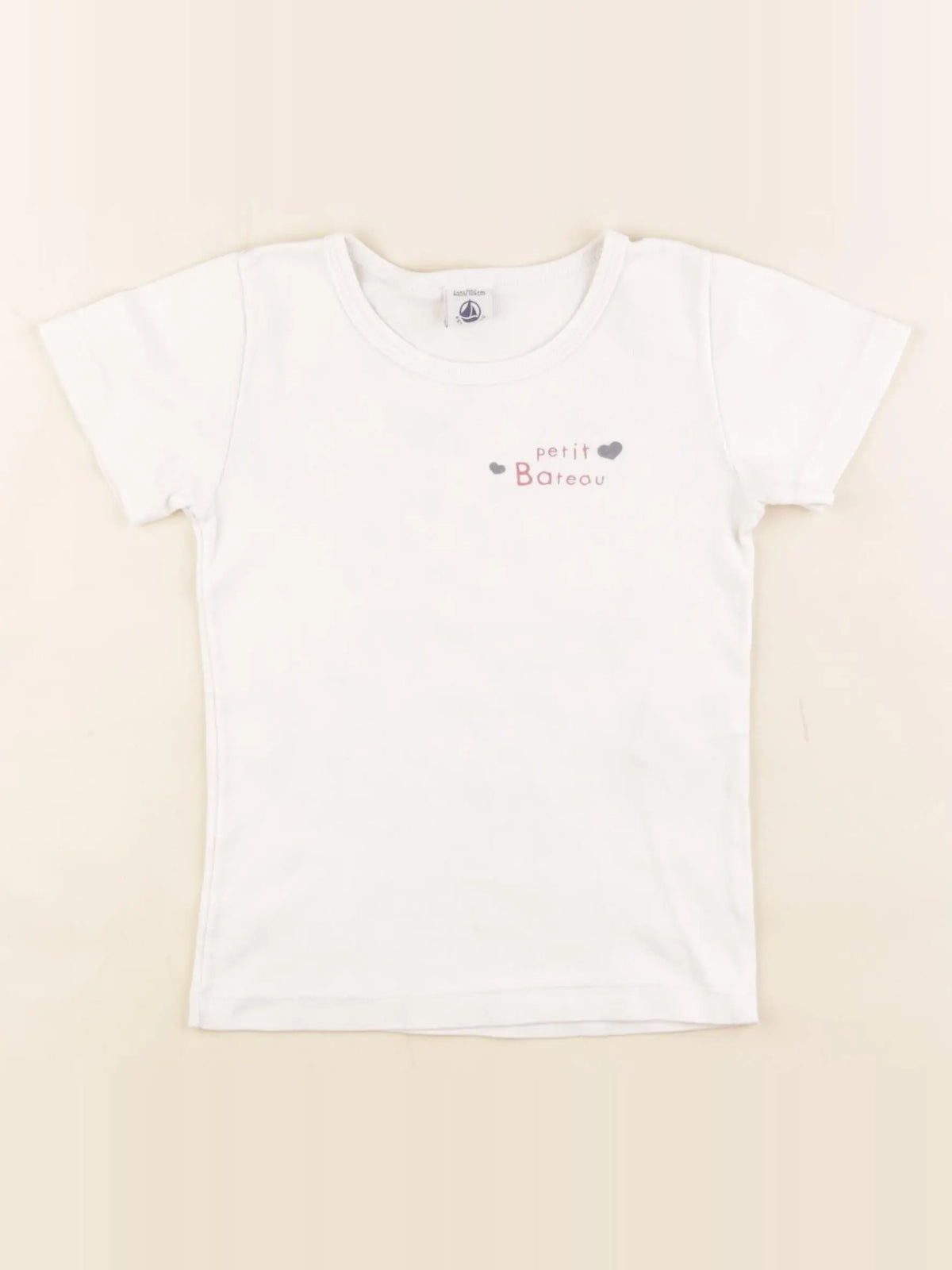Petit Bateau - maillot de corps blanc - 4 ans