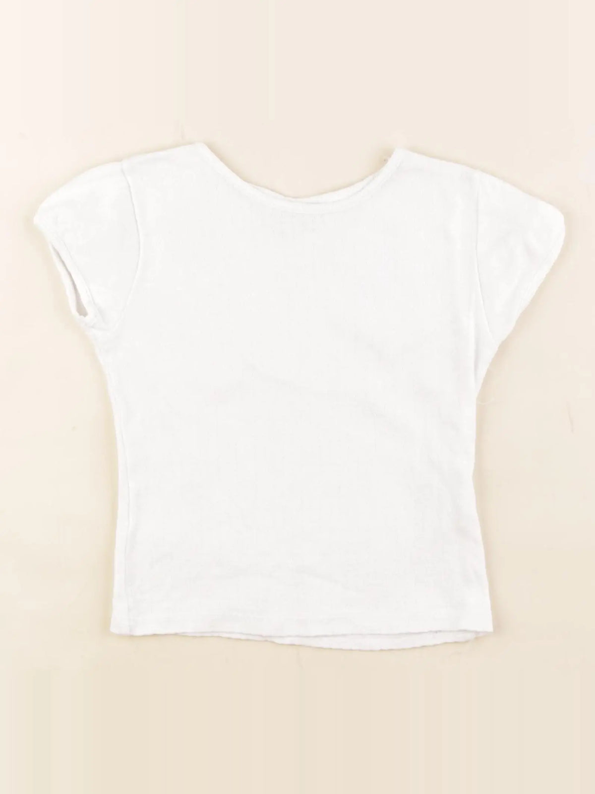 Monoprix - tee-shirt blanc - 2/3 ans