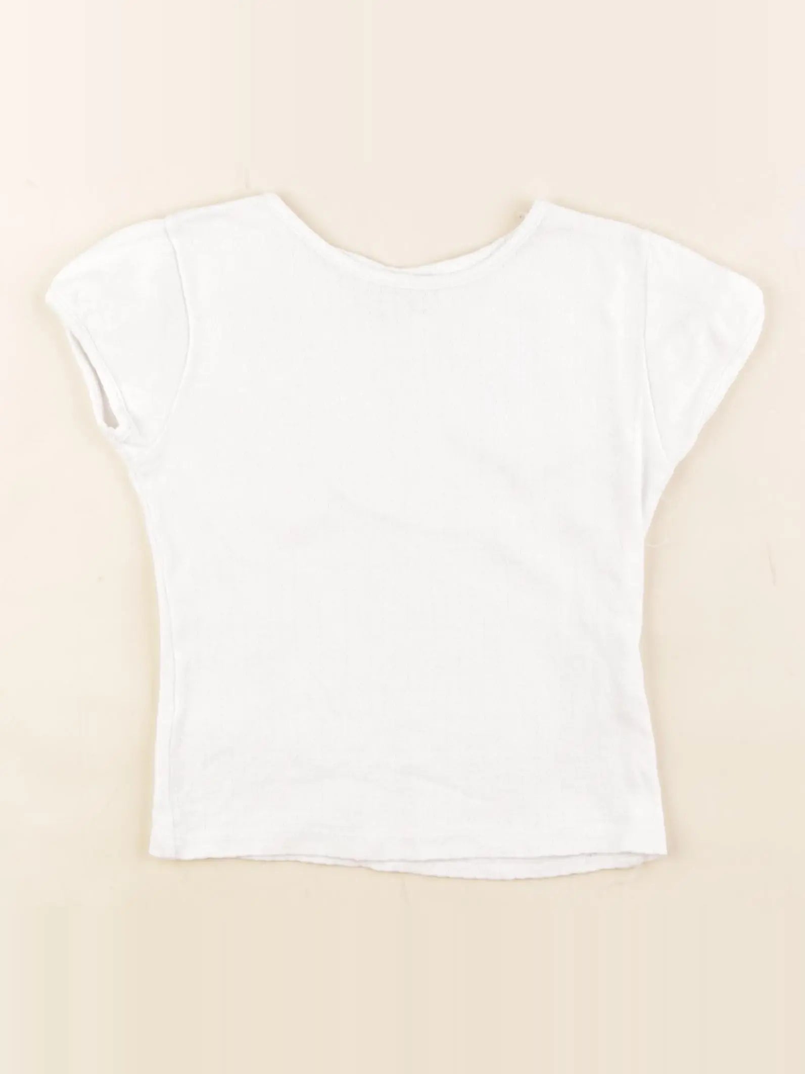 Monoprix - tee-shirt blanc - 2/3 ans