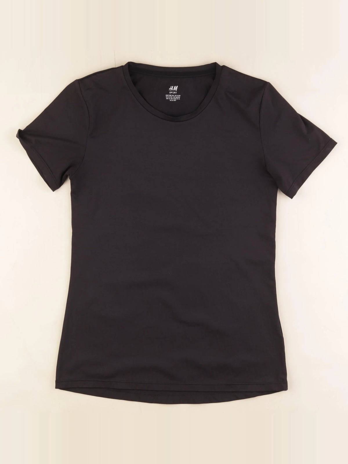 H&M - tee-shirt noir - 12/14 ans