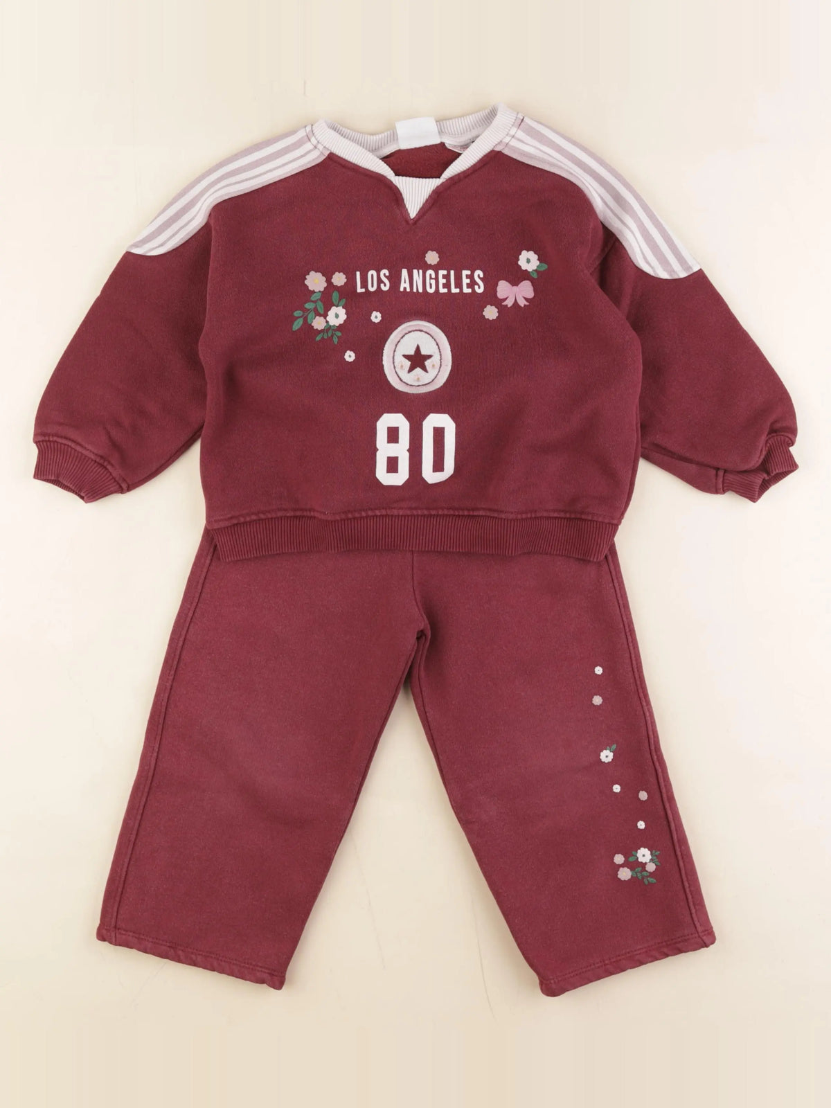 Zara - ensemble rouge - 4 ans