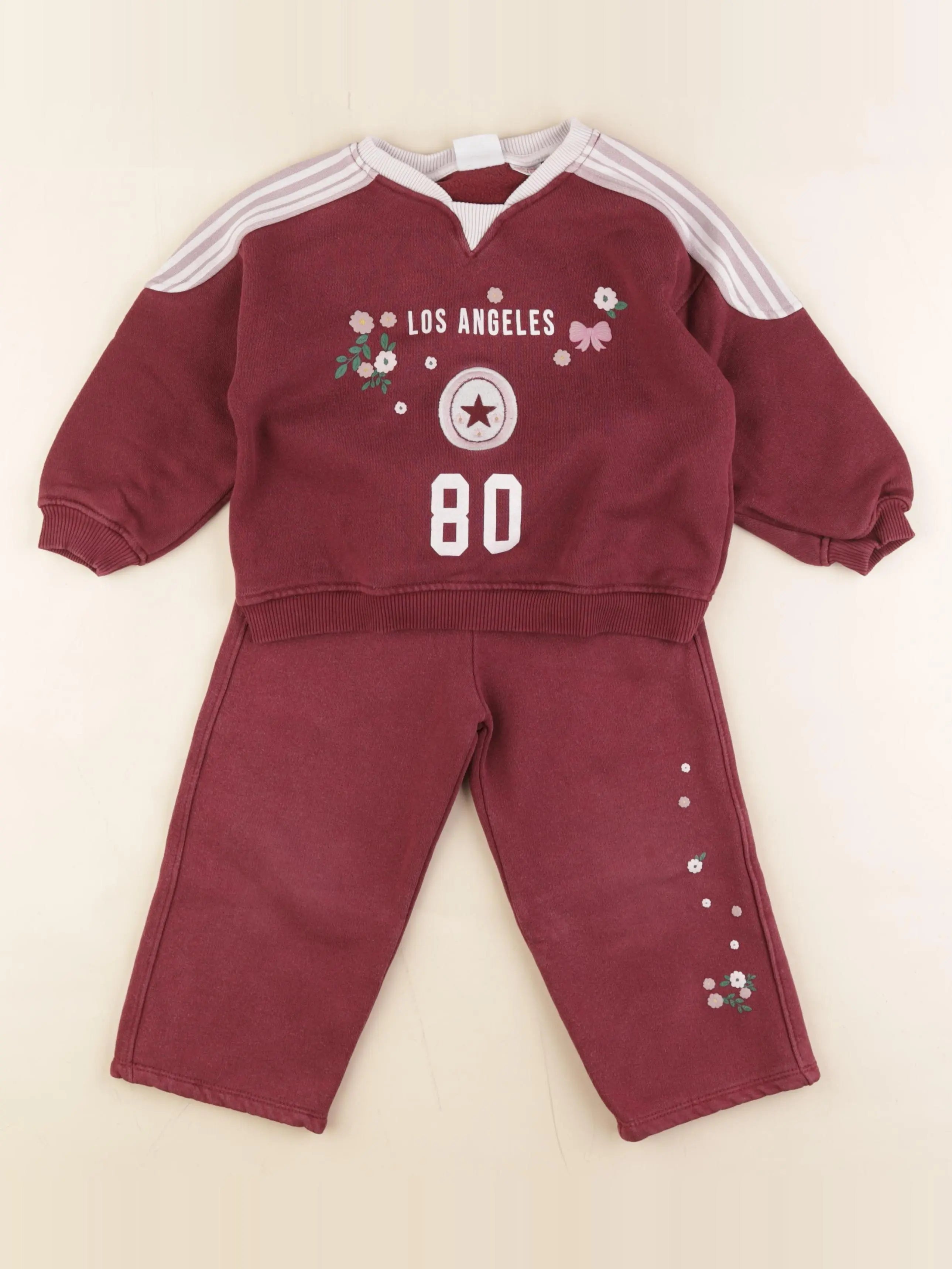 Zara - ensemble rouge - 4 ans