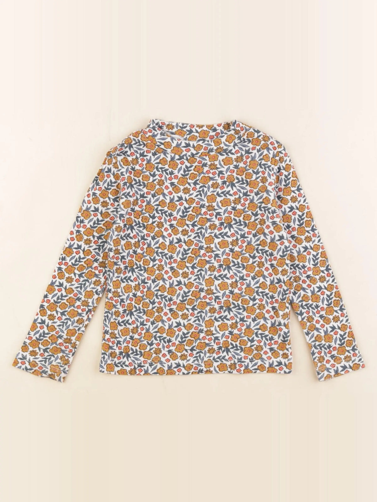 Monoprix - tee-shirt marron - 3 ans