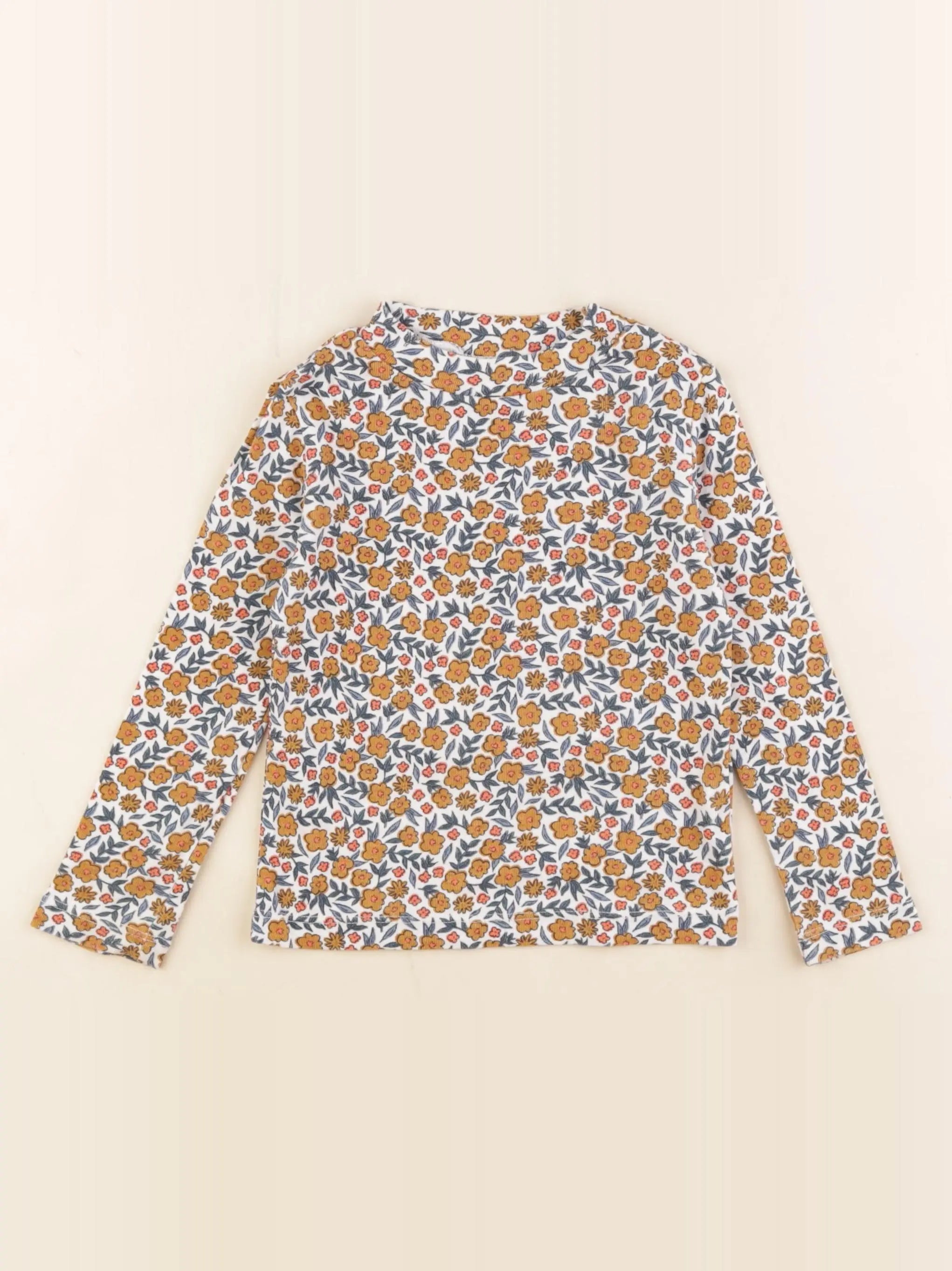 Monoprix - tee-shirt marron - 3 ans