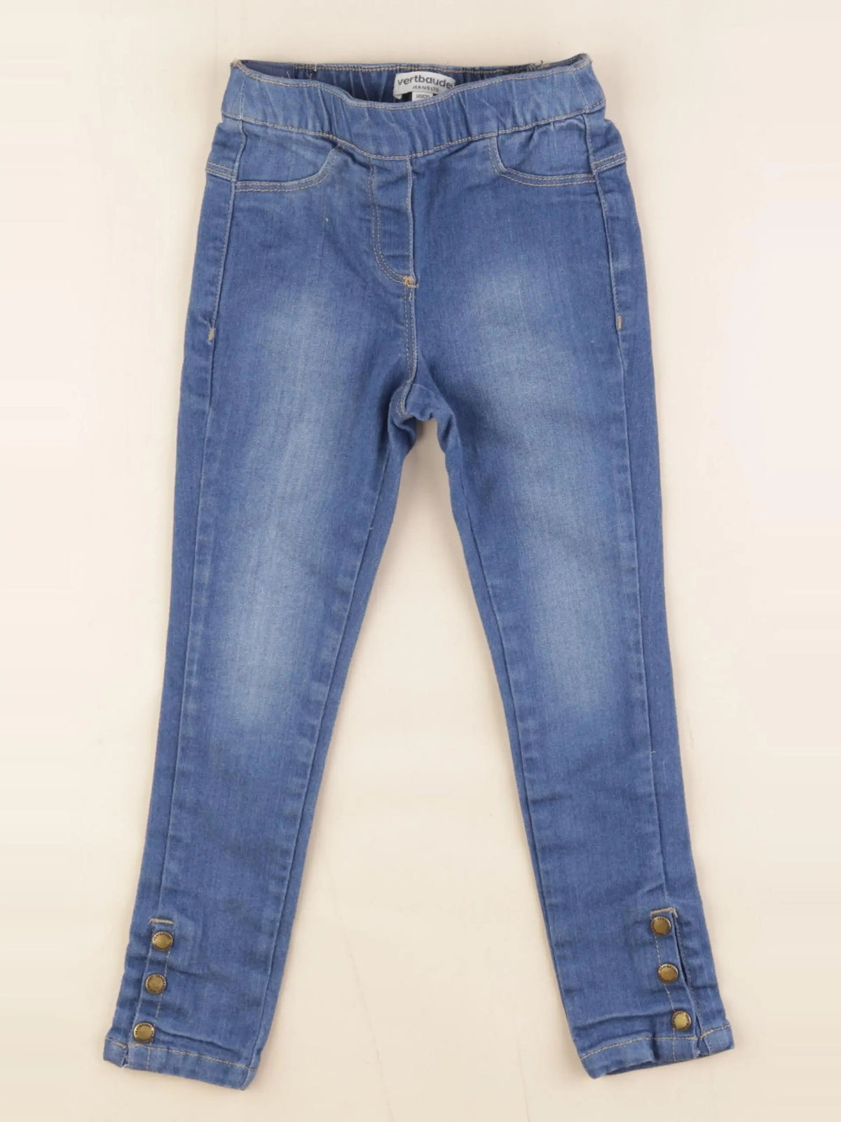 Vertbaudet - jegging bleu - 4 ans