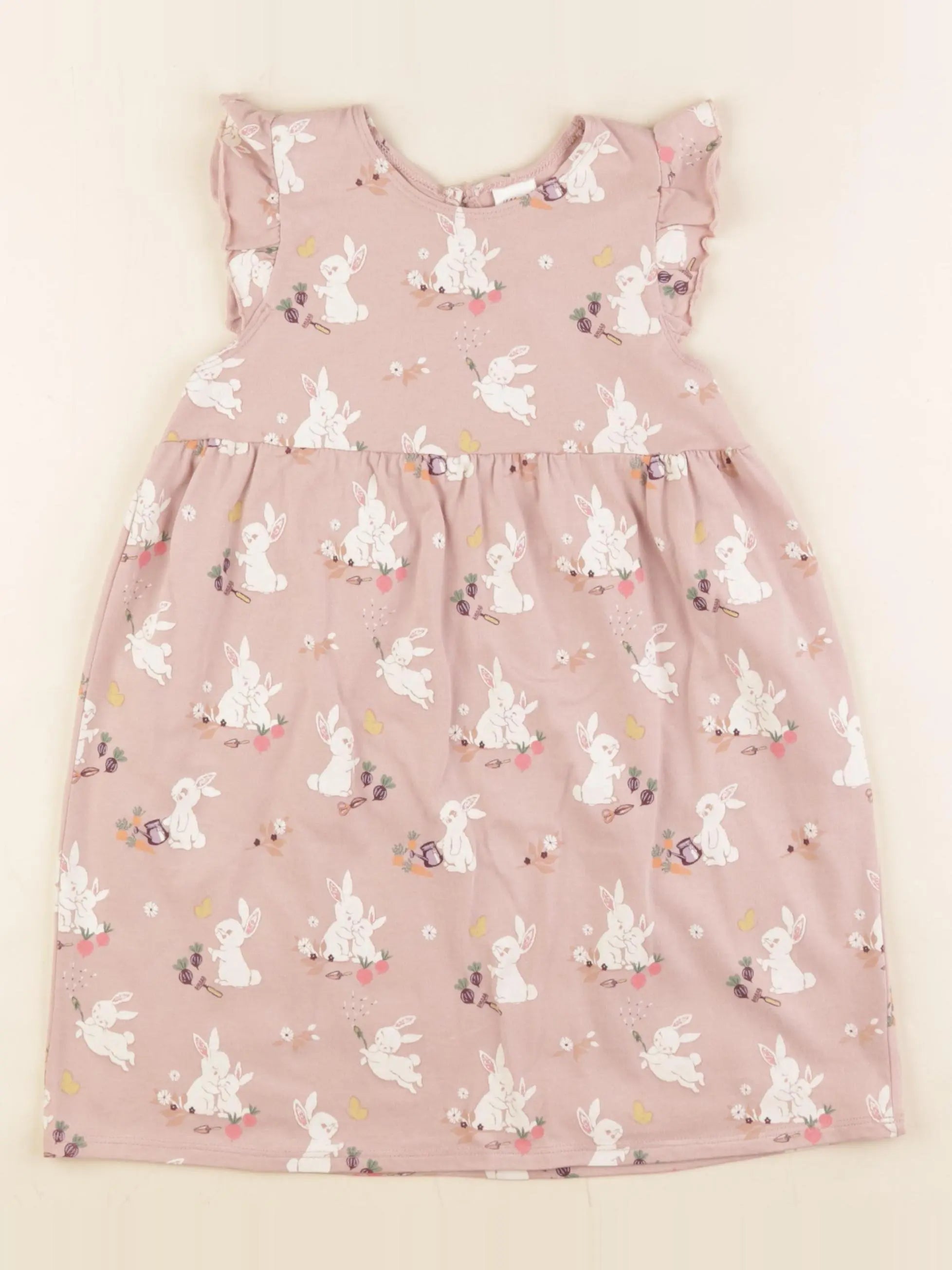H&M - robe rose - 4 ans