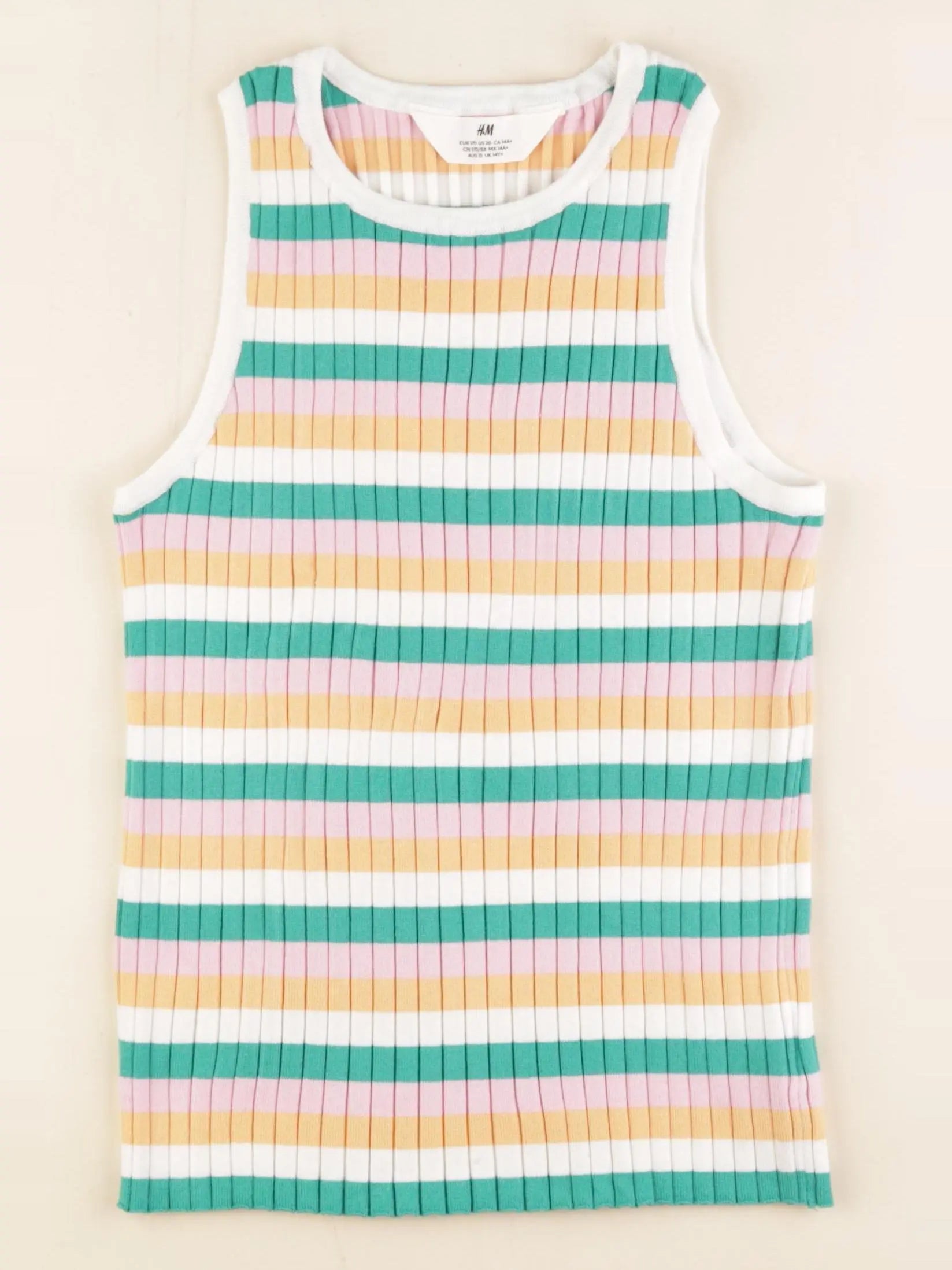 H&M - débardeur multicolore - 14/16 ans