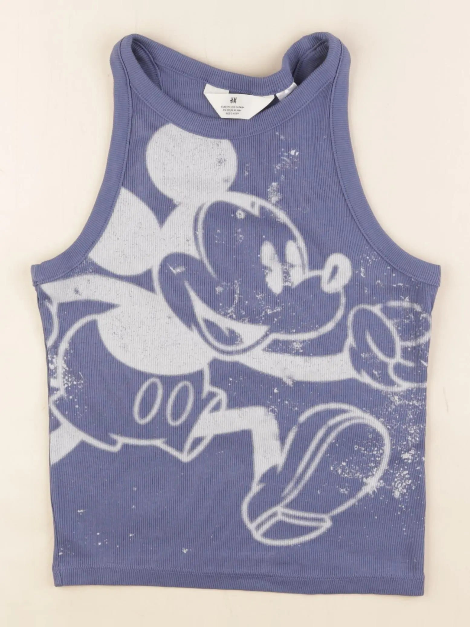 H&M - débardeur bleu - 14/16 ans