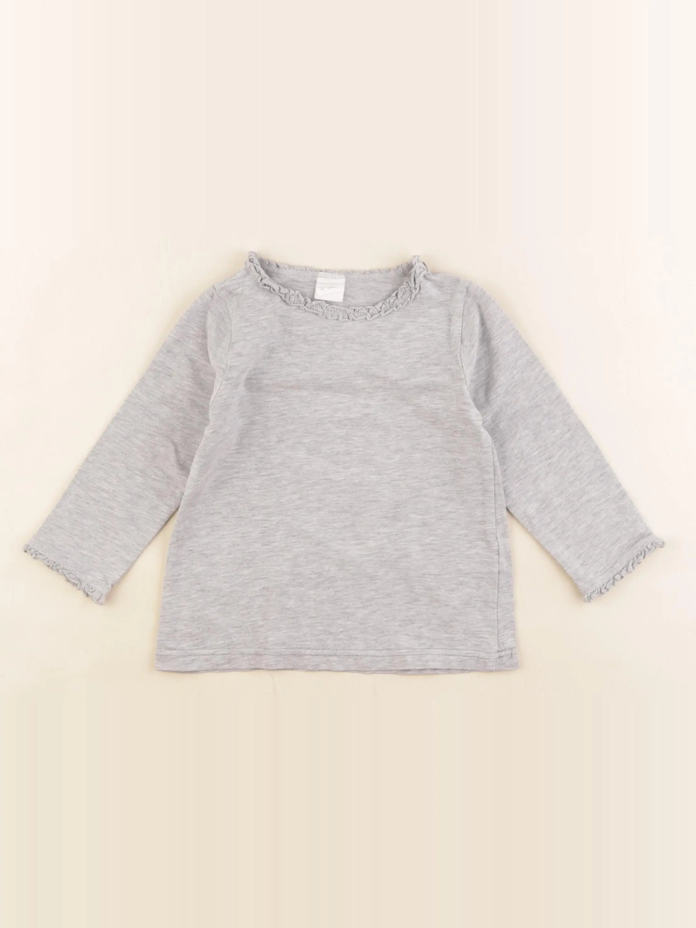 H&M - tee-shirt gris - 12/18 mois