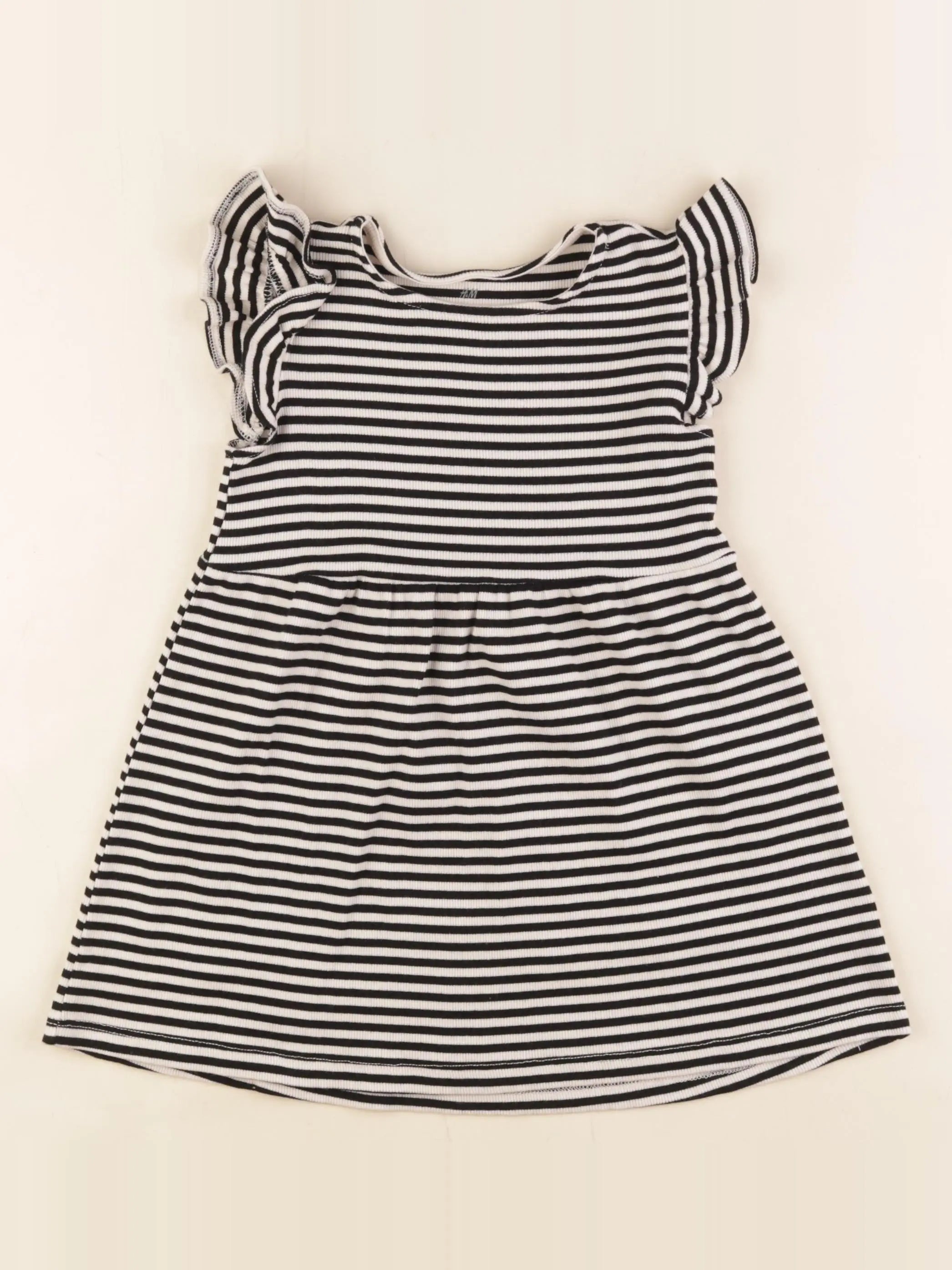 H&M - robe noir - 3/4 ans