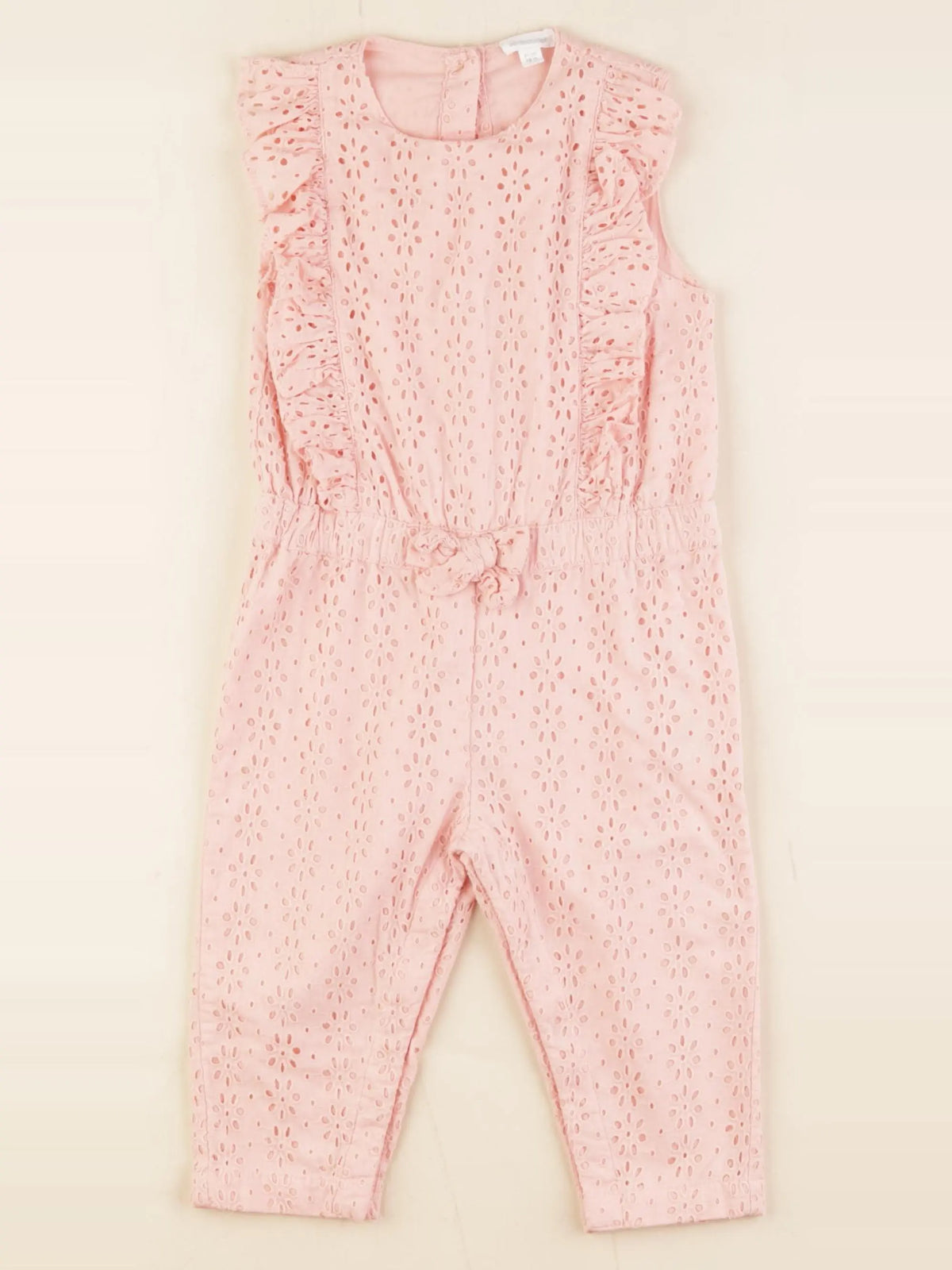 Vertbaudet - combinaison rose - 18 mois