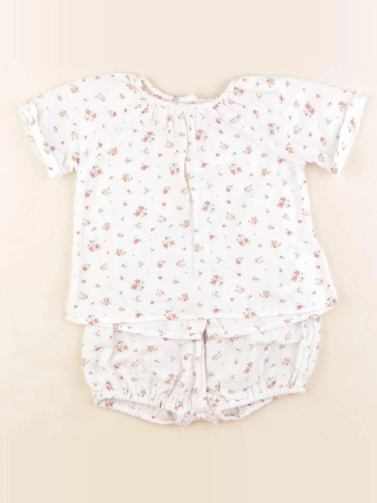 Vertbaudet - ensemble blanc - 2 ans