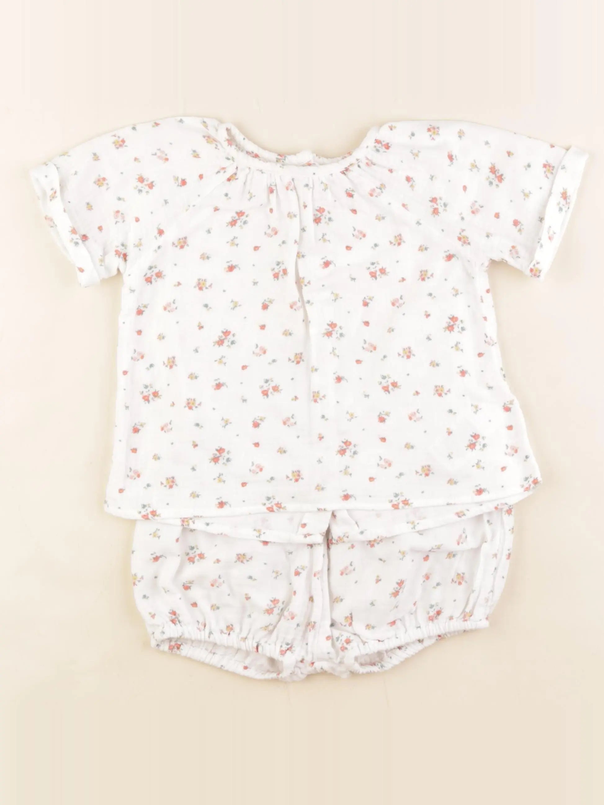 Vertbaudet - ensemble blanc - 2 ans