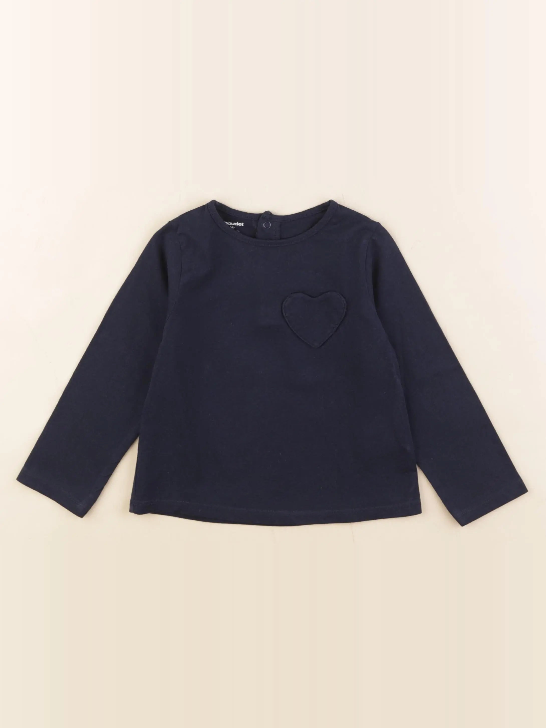 Vertbaudet - tee-shirt bleu - 24 mois