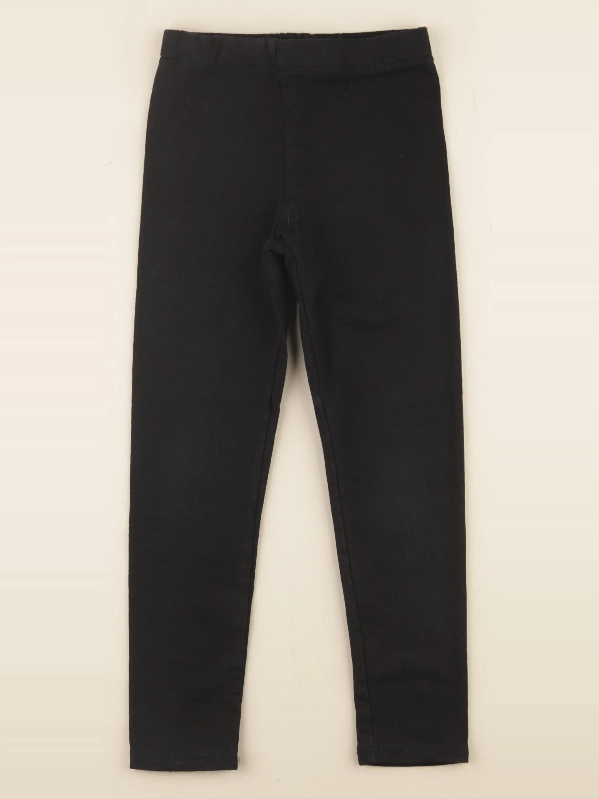 H&M - legging noir - 6/7 ans