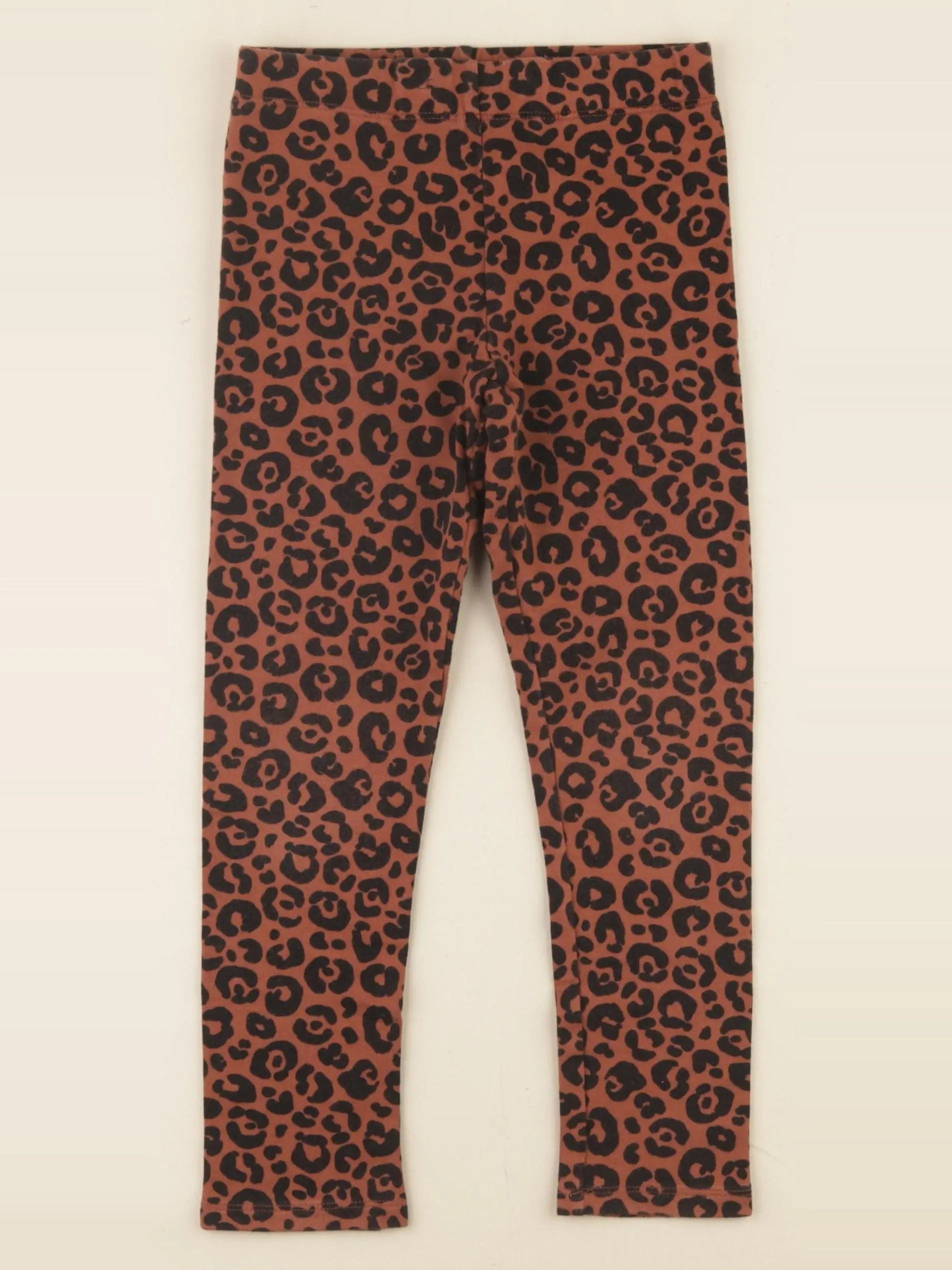 H&M - legging marron, noir - 5/6 ans