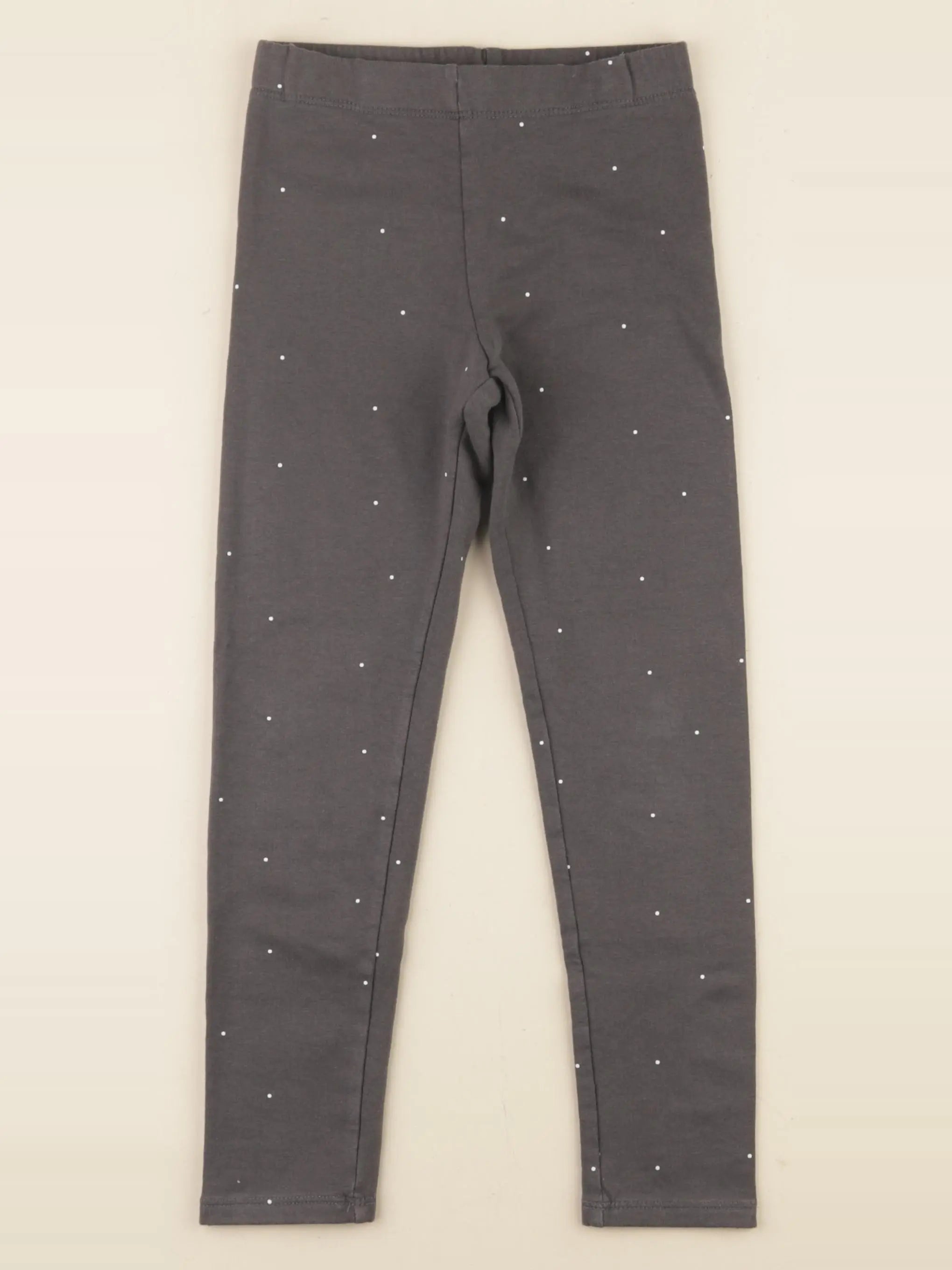 H&M - legging gris - 6/7 ans
