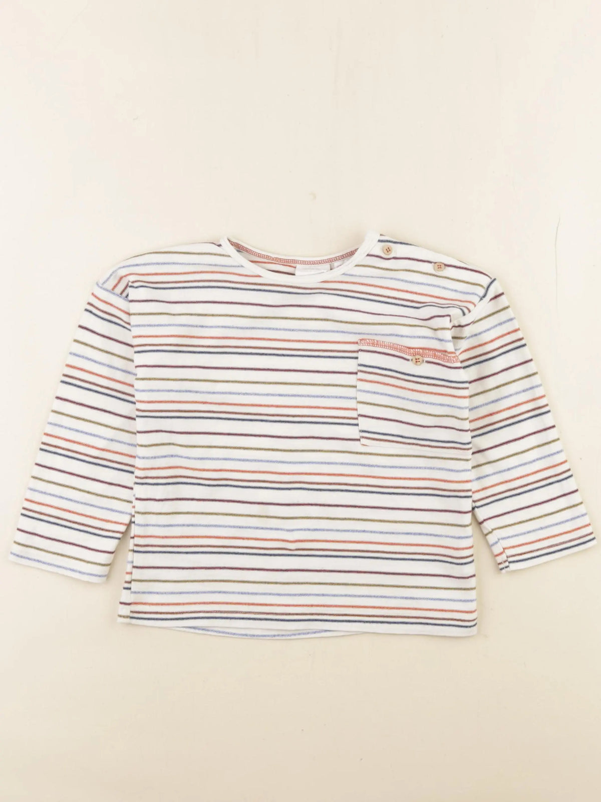 Zara - tee-shirt multicolore - 18/24 mois