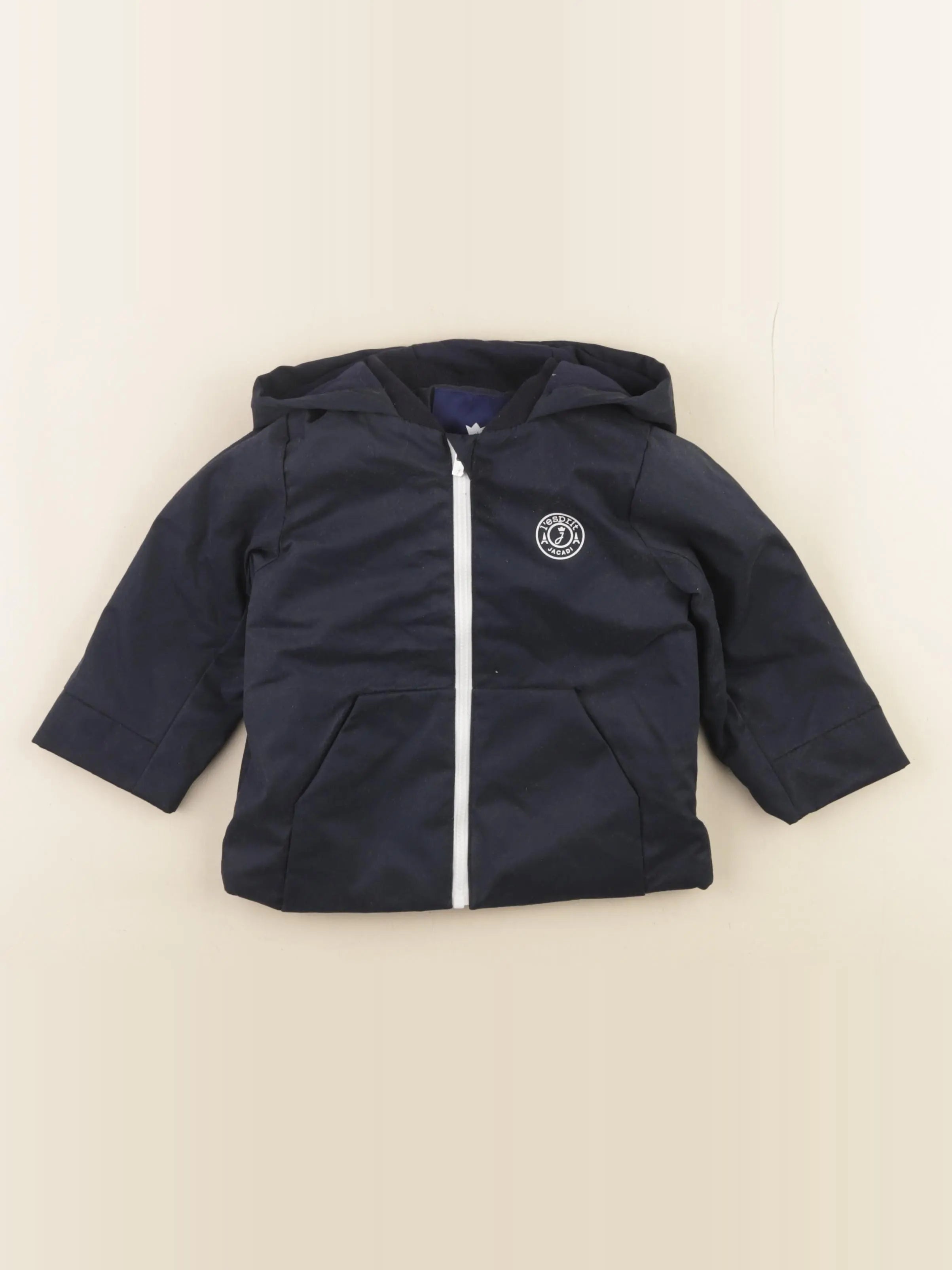 Jacadi - manteau bleu - 12 mois