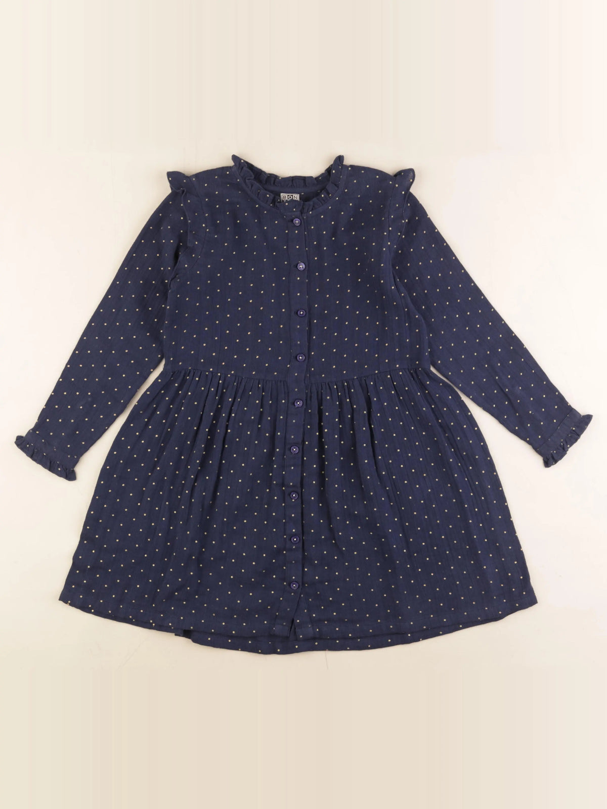Bonton - robe bleu - 6 ans