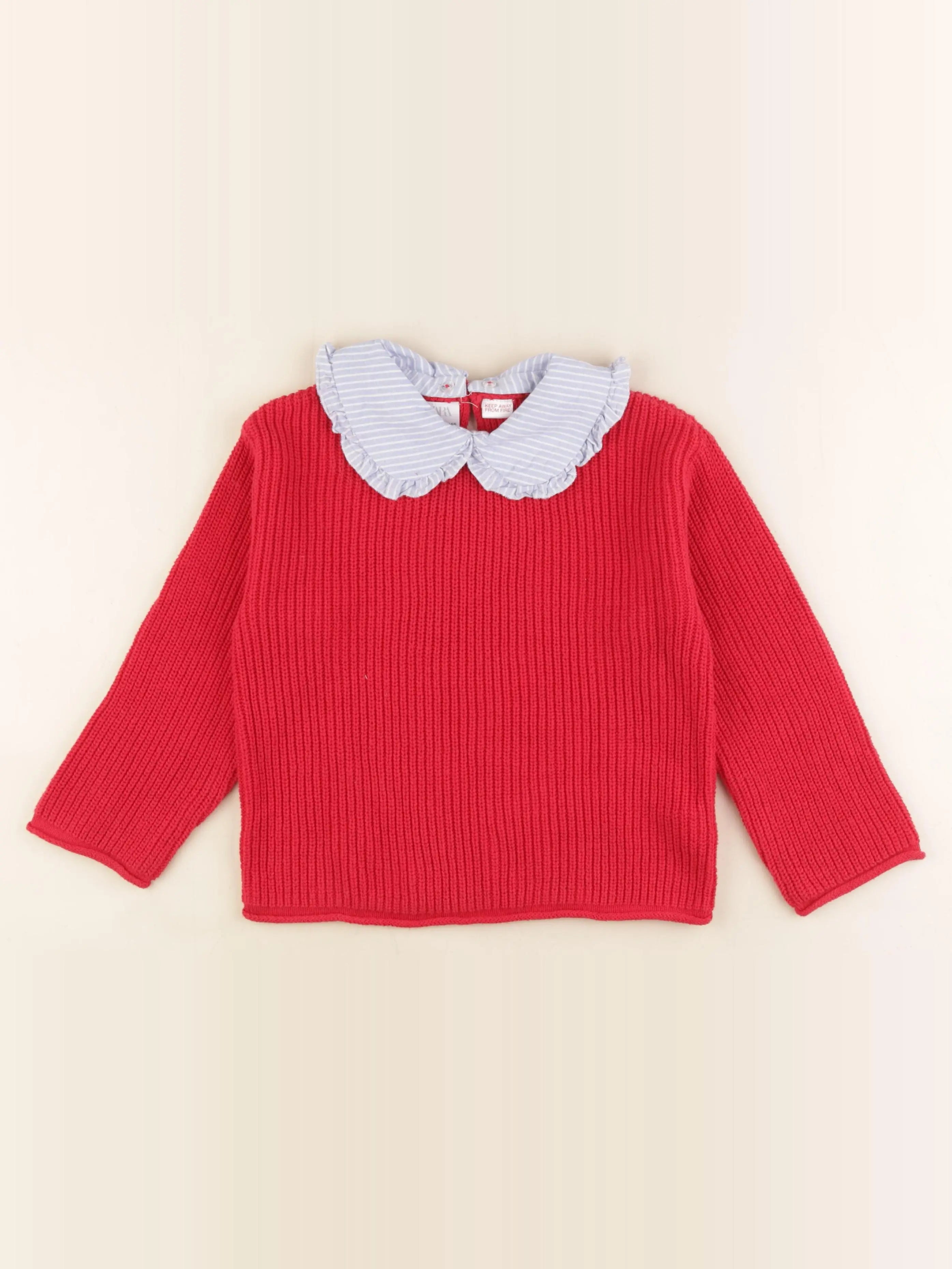 Zara - pull rouge - 6 ans