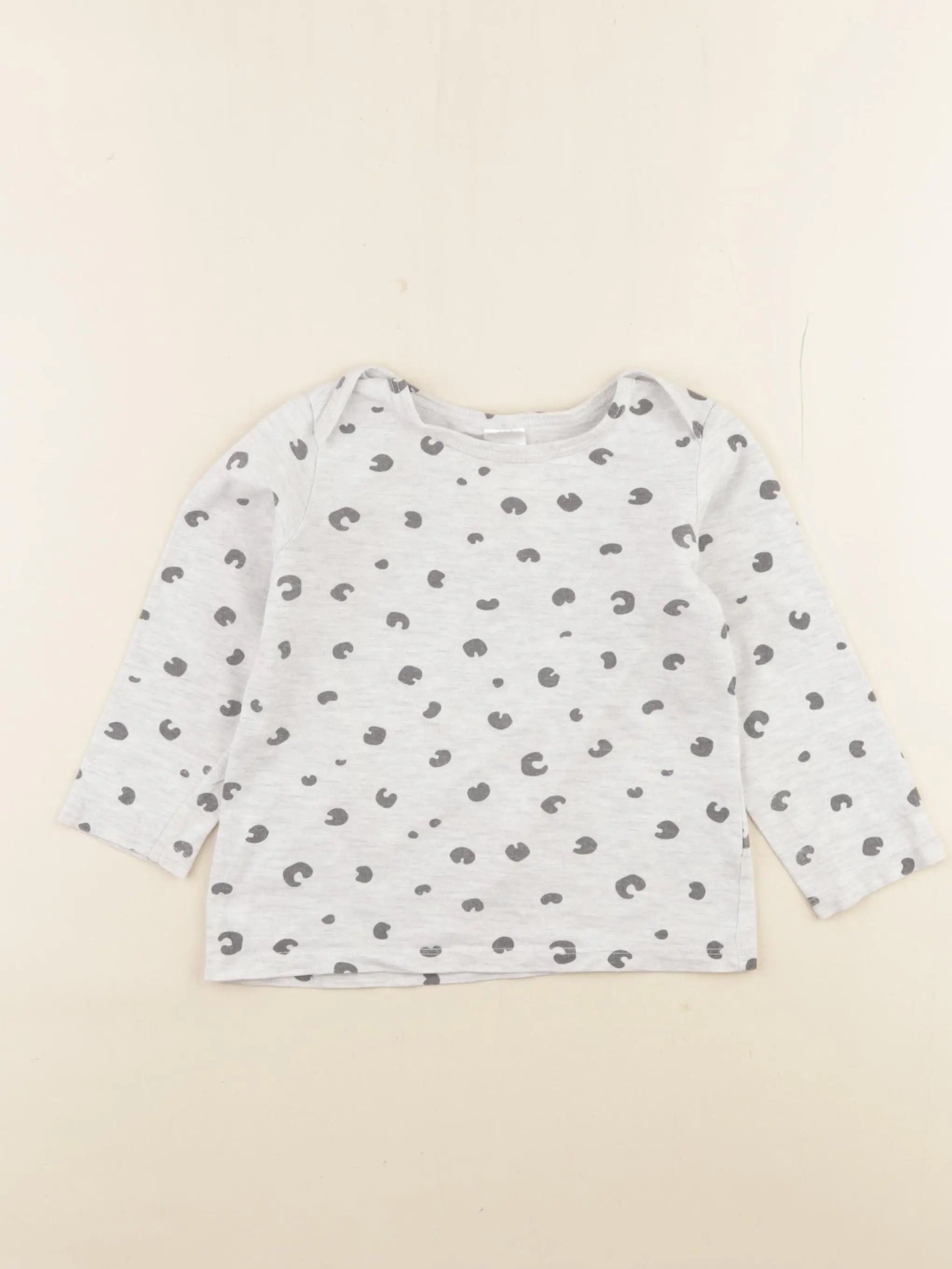 H&M - maillot de corps gris - 12/18 mois