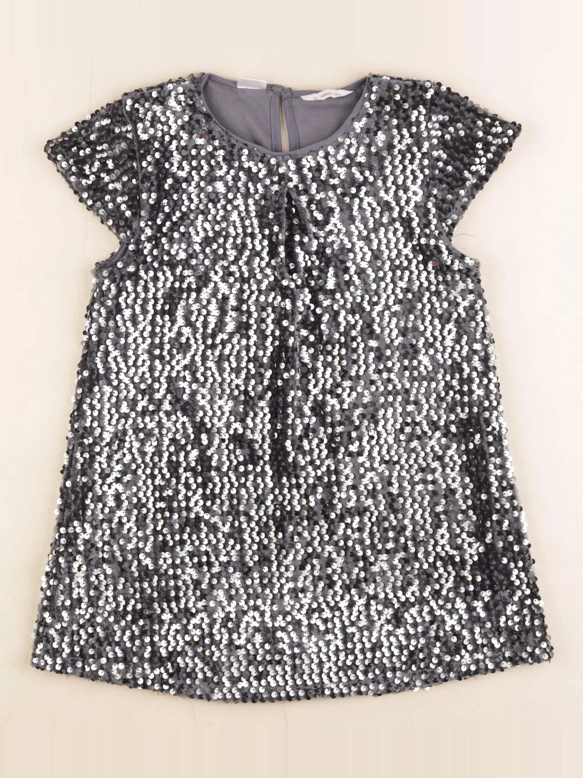 Mango - robe gris, argent - 4/5 ans