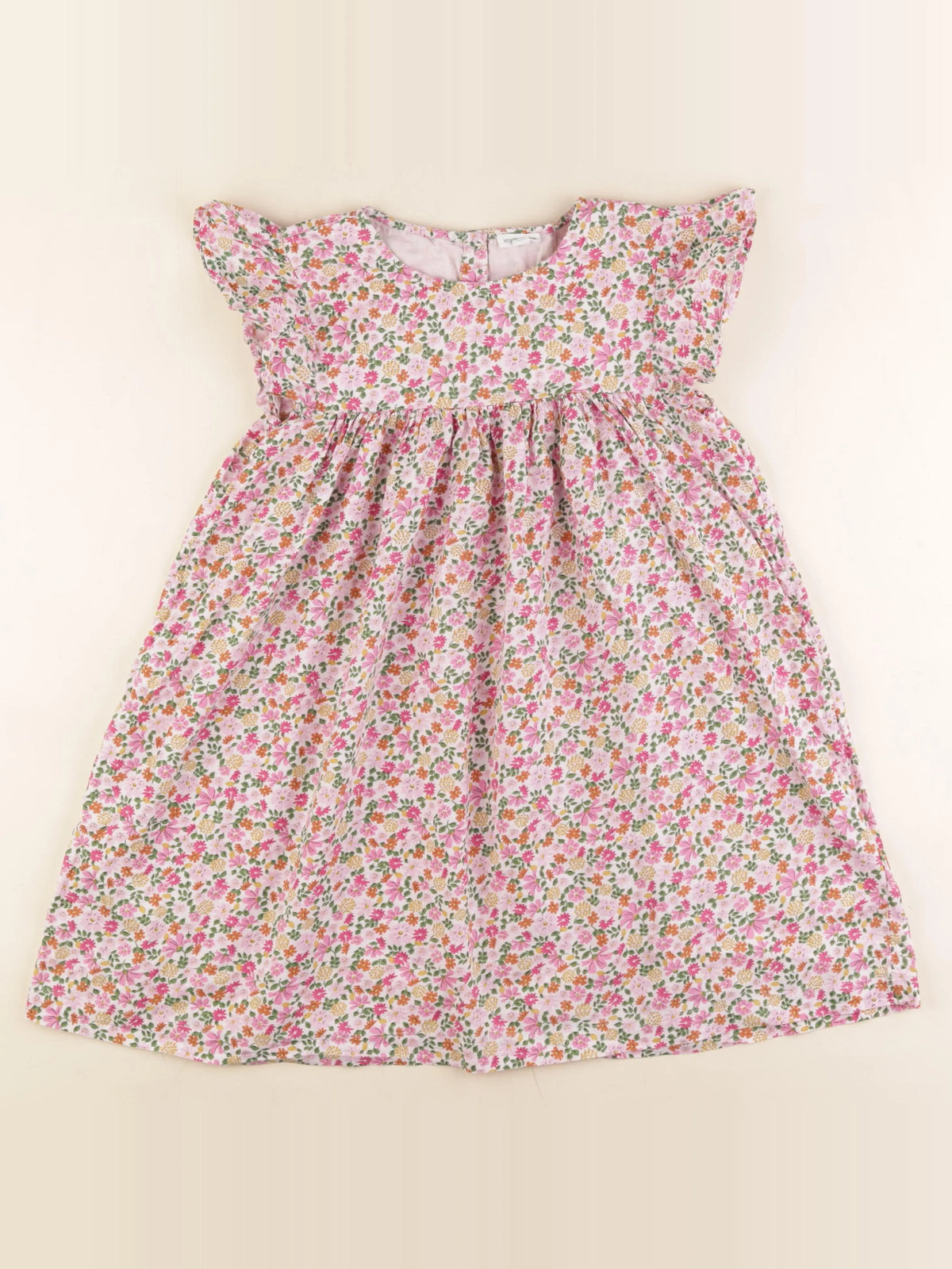 Vertbaudet - robe multicolore - 10 ans