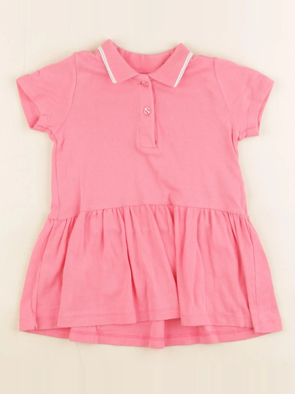 Petit Bateau - robe rose - 12 mois